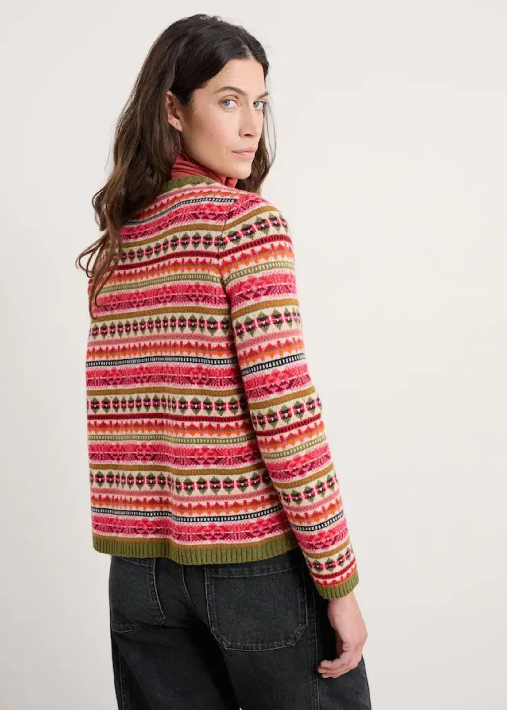 SEASALT CORNWALL SEASALT PERCELLA COVE JUMPER SCILLIA ARAN MULTI