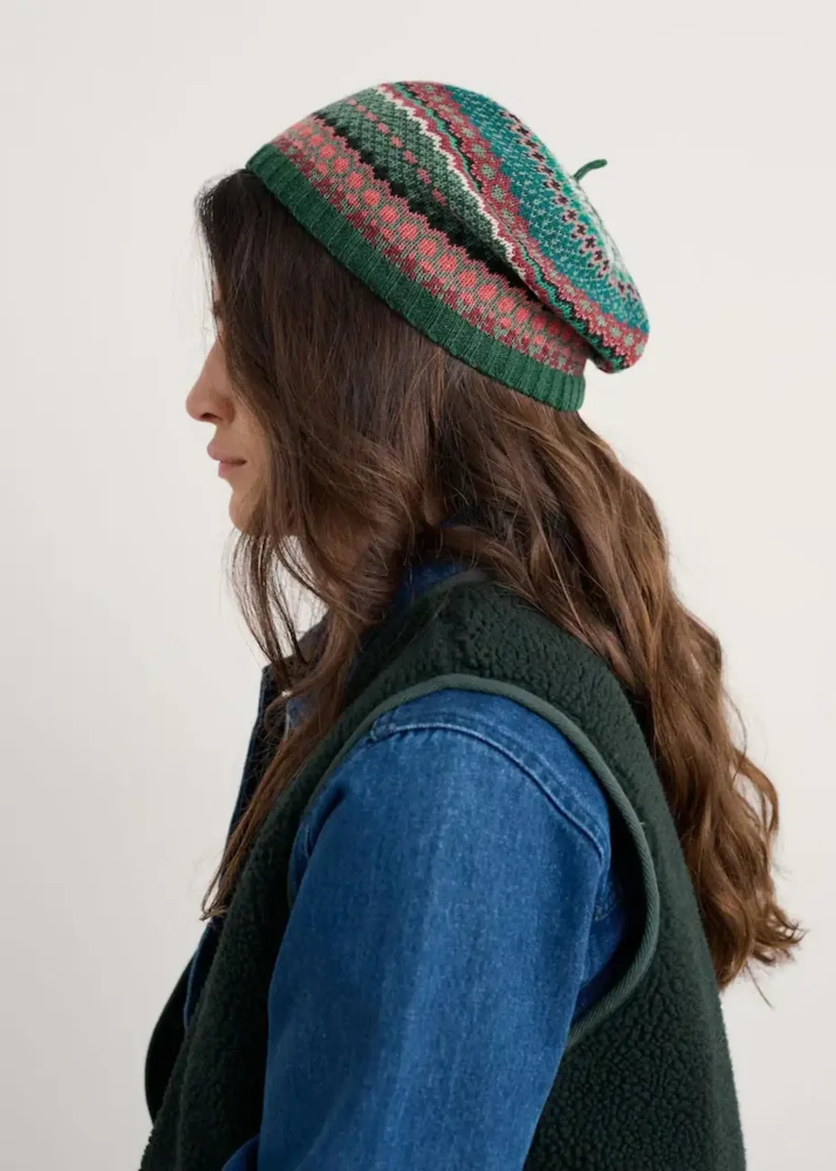 SEASALT CORNWALL SEASALT BRAMBLE JELLY BERET WEAVING NEEDLE DARK FORAGE