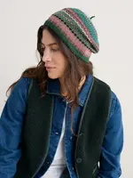 SEASALT CORNWALL SEASALT BRAMBLE JELLY BERET WEAVING NEEDLE DARK FORAGE