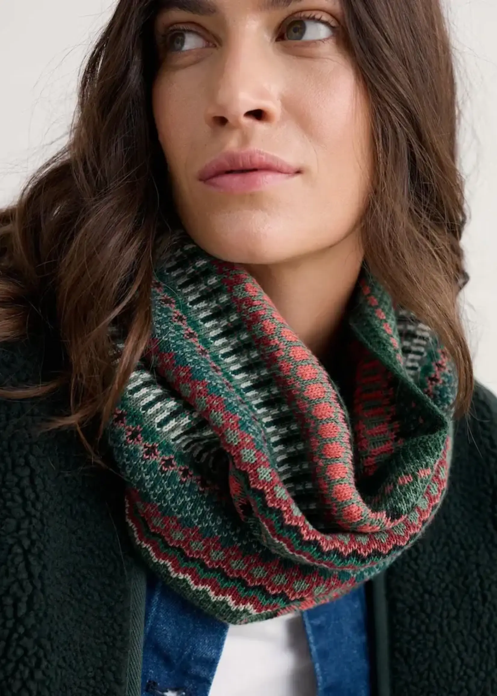 SEASALT CORNWALL SEASALT TOUCHSTONE SNOOD WEAVING NEEDLE DARK