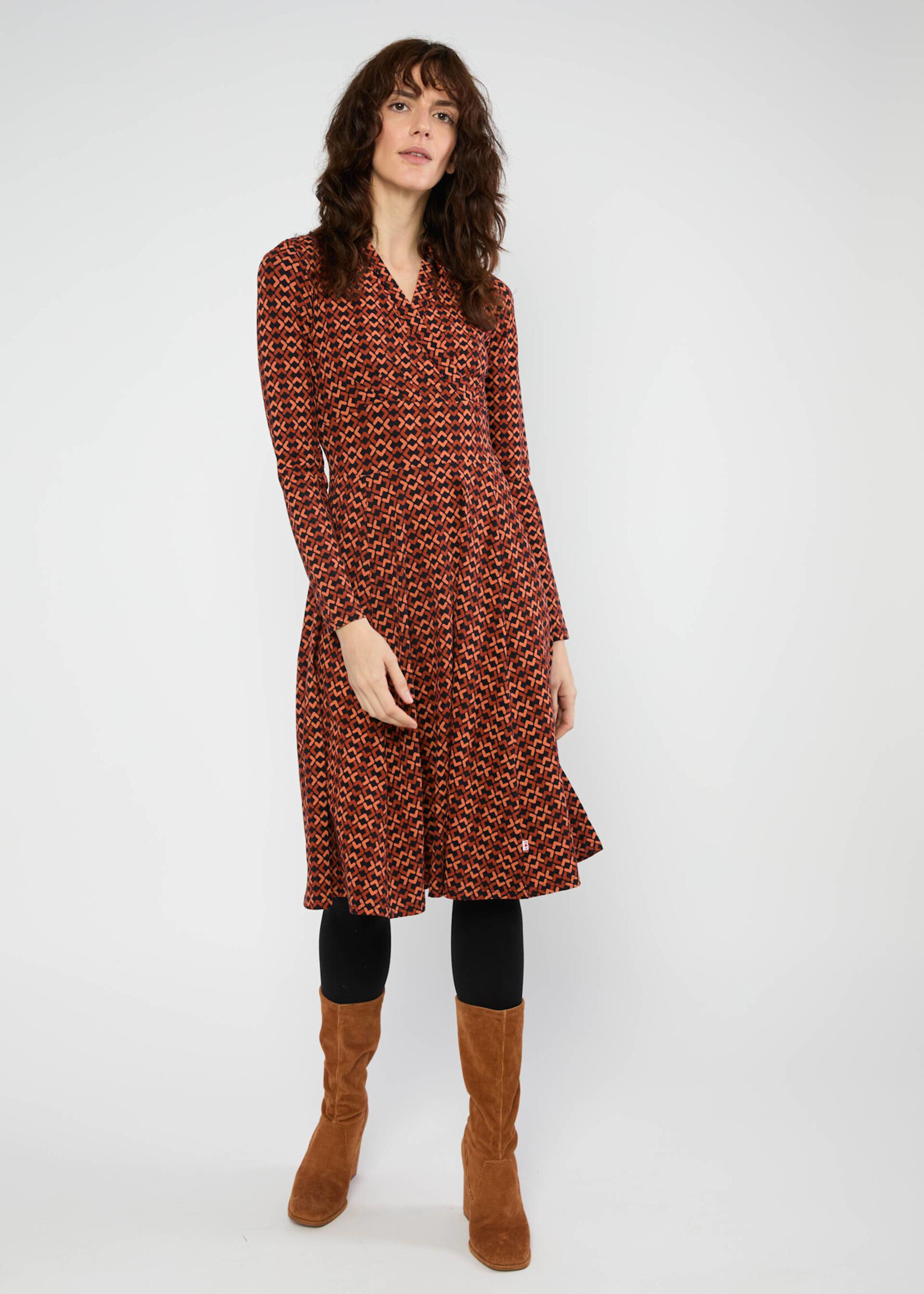 BLUTSGESCHWISTER BLUTSGESCHWISTER SHALALA TRALALA DRESS JUNGLE MORNING GLORY