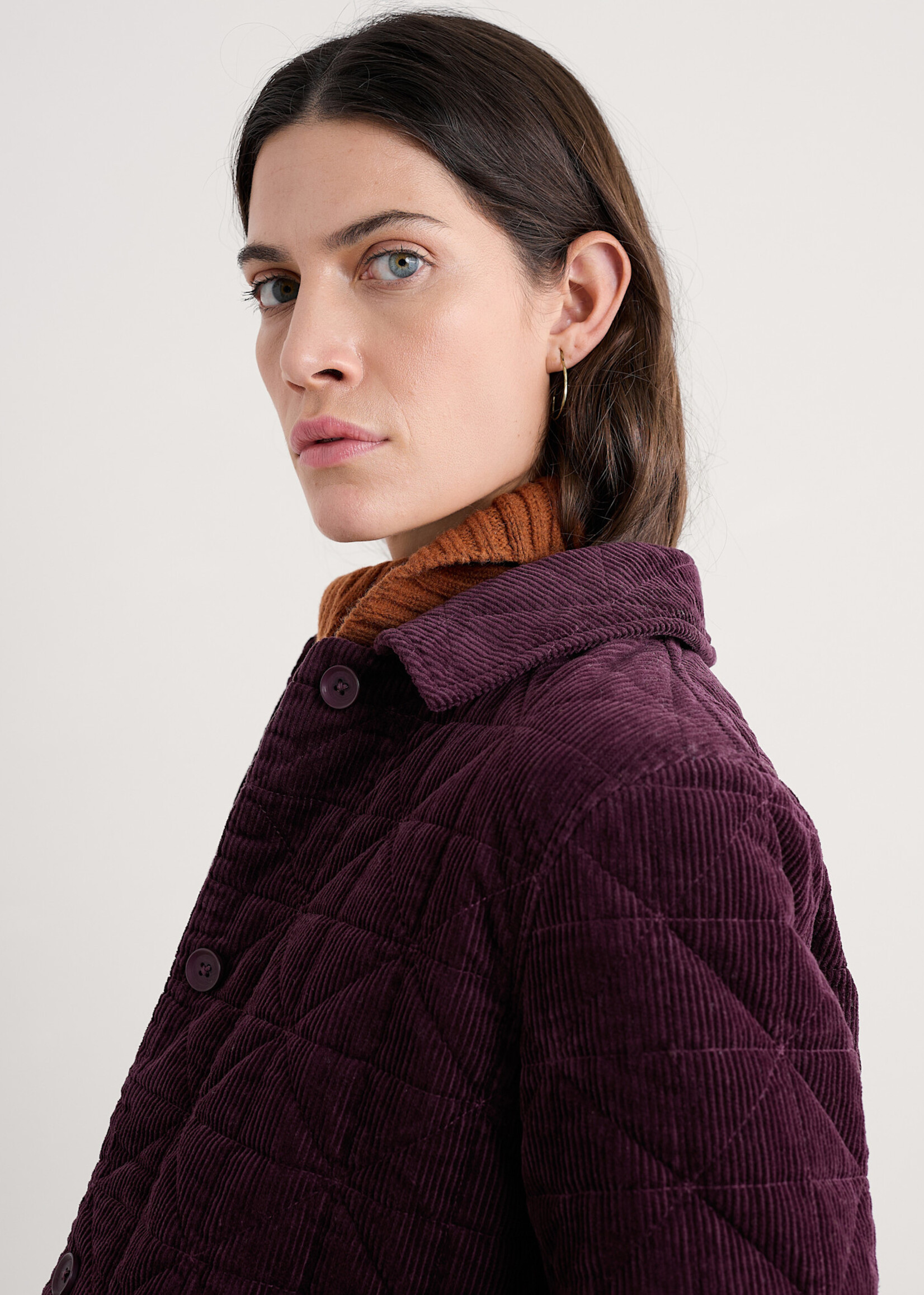 SEASALT CORNWALL SEASALT INCOMING TIDE CORD JACKET DARK HELLEBORE