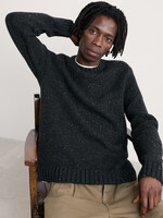 SEASALT CORNWALL SEASALT MEN’S BIZEN JUMPER ONYX