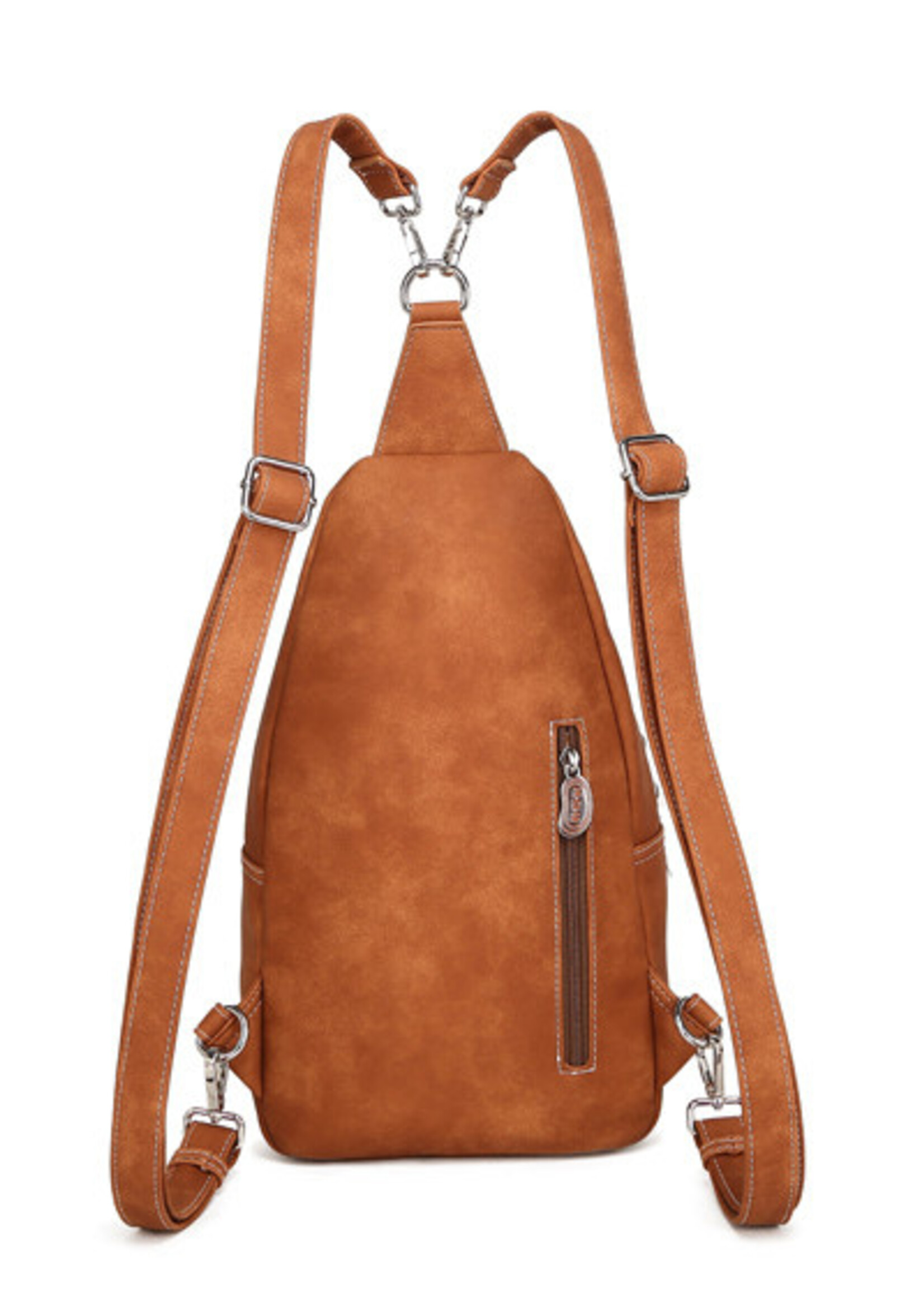 HIDIHI HIDIHI WANDER CROSS BODY COGNAC DARK BRWON WA01