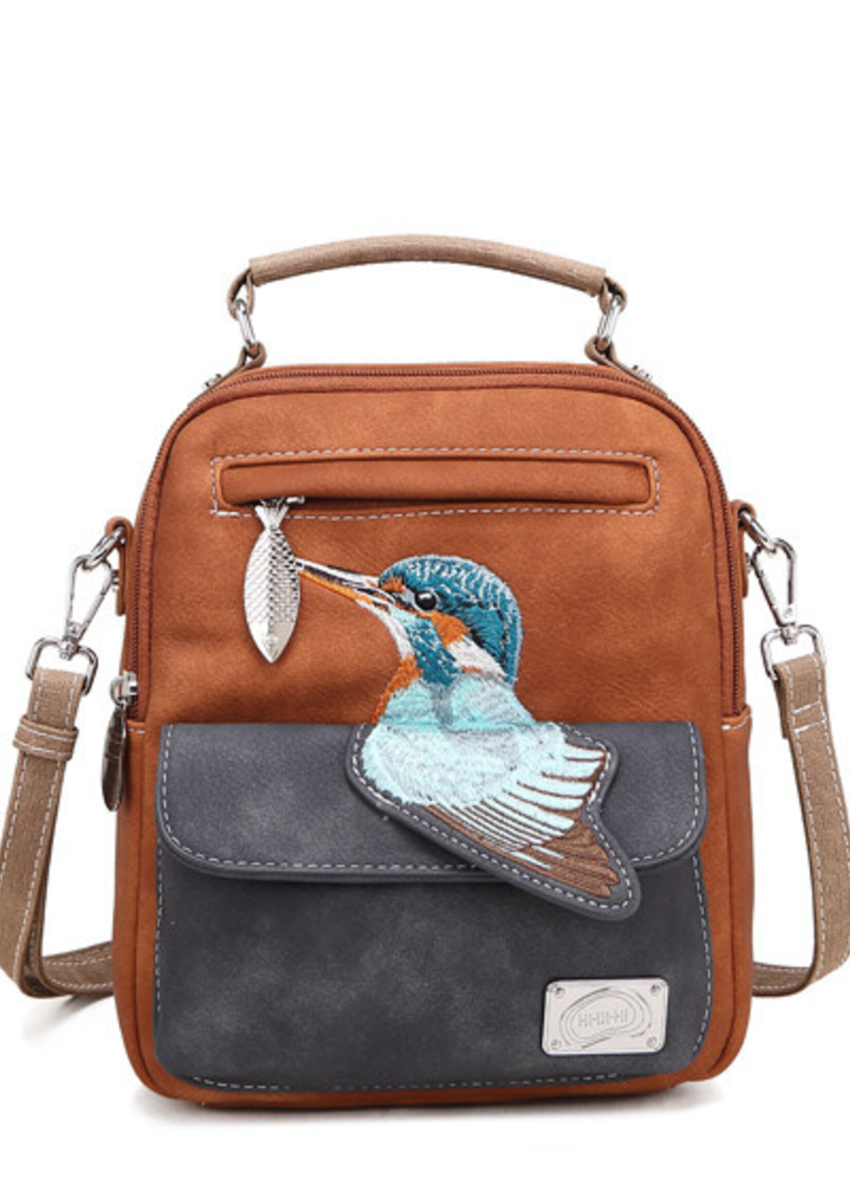 HIDIHI HIDIHI TRAVELLER COGNAC DARK GREY TRV13