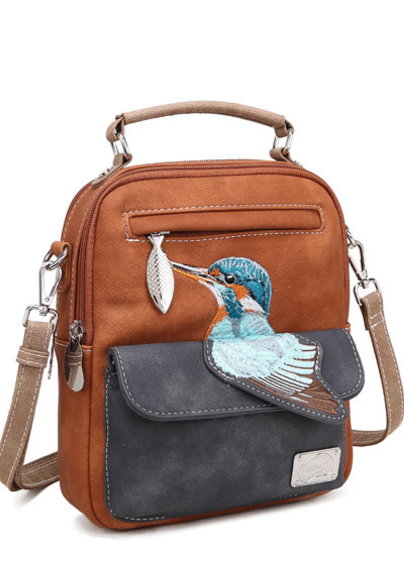 HIDIHI HIDIHI TRAVELLER COGNAC DARK GREY TRV13