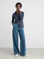 SEASALT CORNWALL SEASALT LARISSA SHIRT DYE STROKES DARK LUGGER