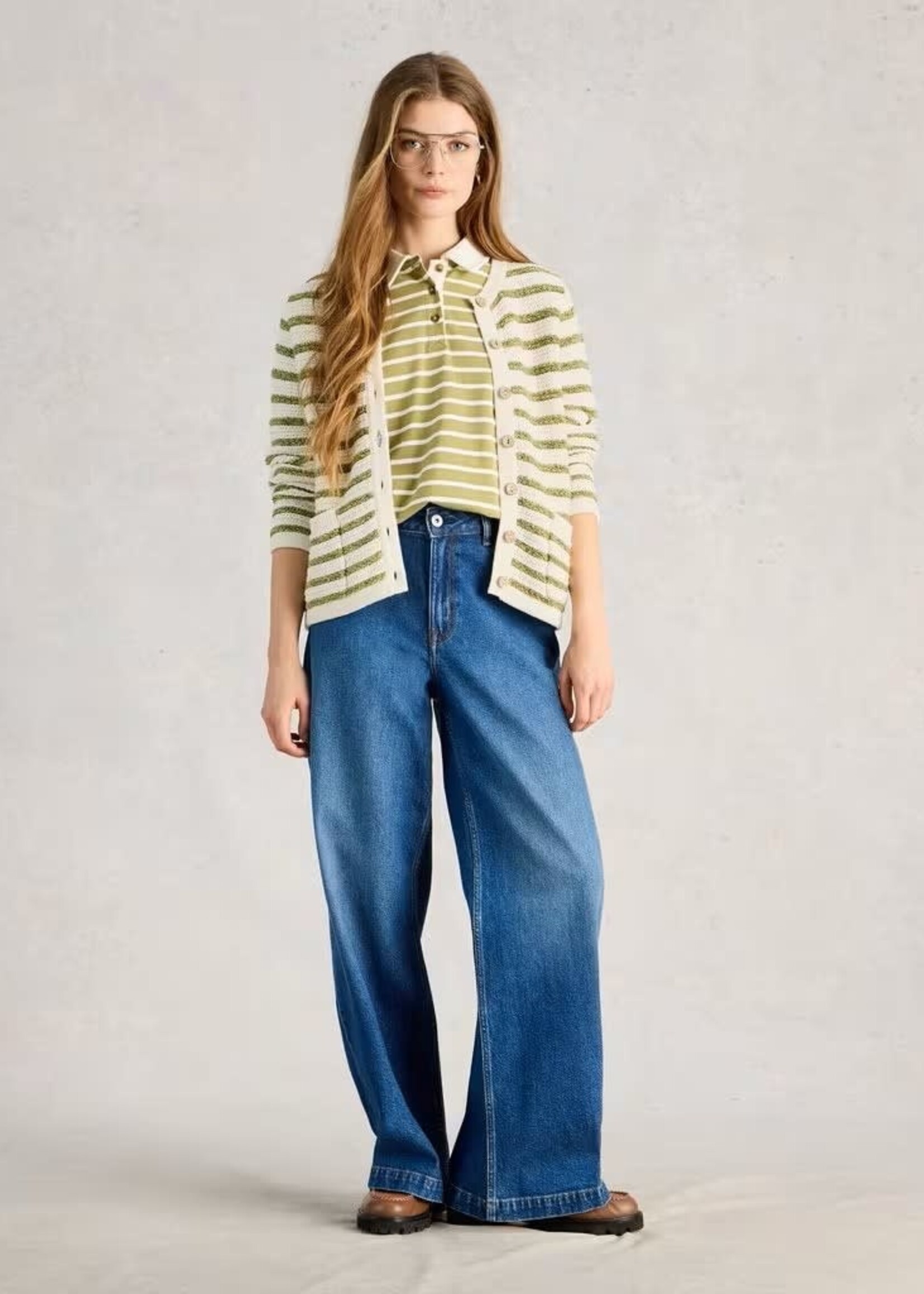 WHITE STUFF WHITE STUFF BELLE STRIPE CARDIGAN