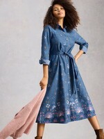WHITE STUFF WHITE STUFF LANA DENIM MIDI DRESS