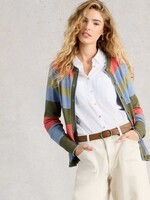 WHITE STUFF WHITE STUFF LULU STRIPE CARDIGAN STRIPE GREEN MULTI