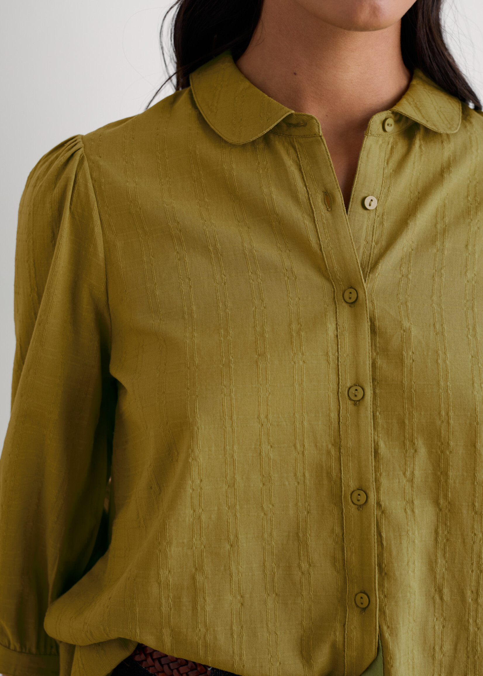 SEASALT CORNWALL SEASALT HOPE COTTAGE BLOUSE II FENNEL