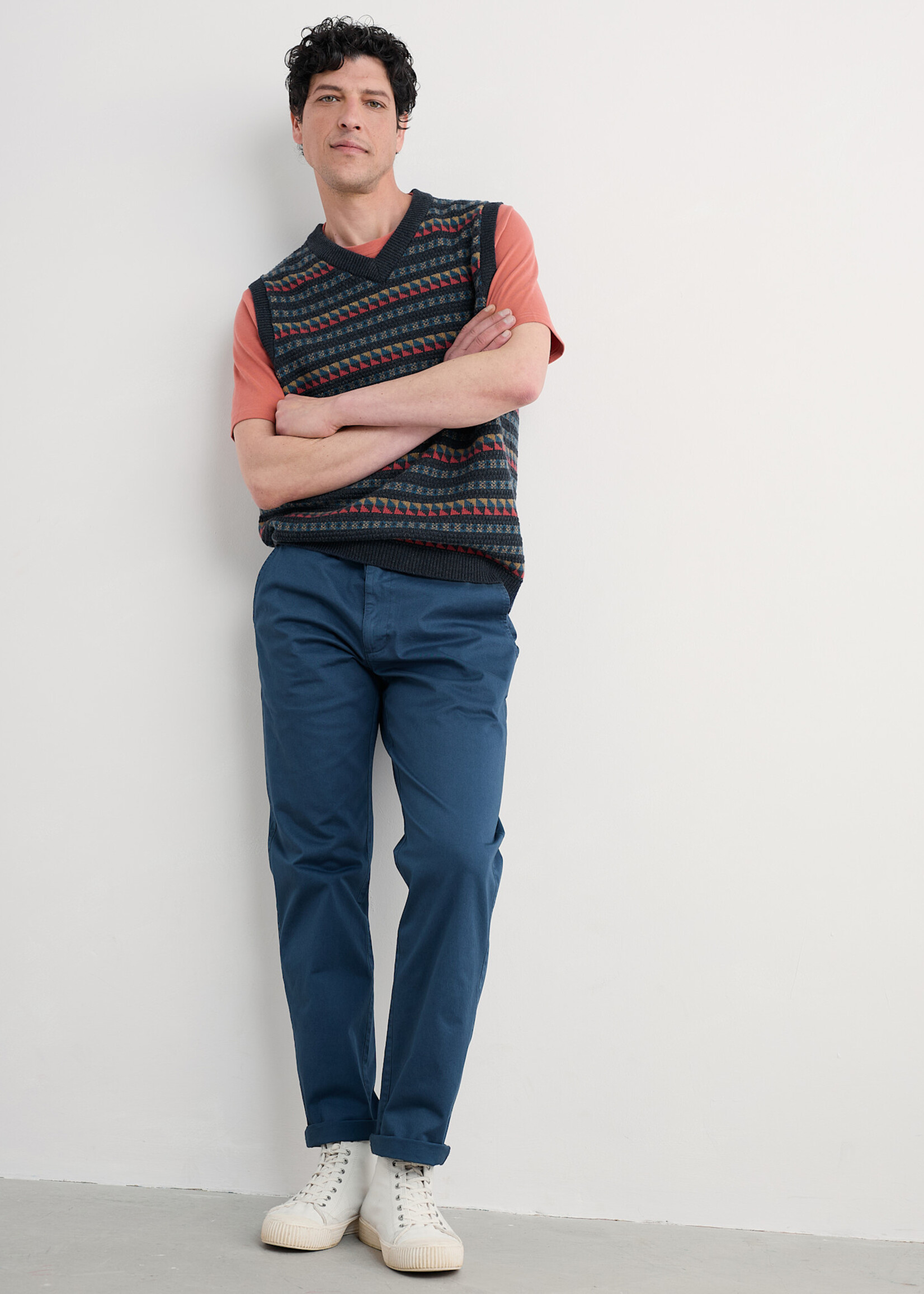 SEASALT CORNWALL SEASALT MEN’S WALT VEST KENEDER MULTI