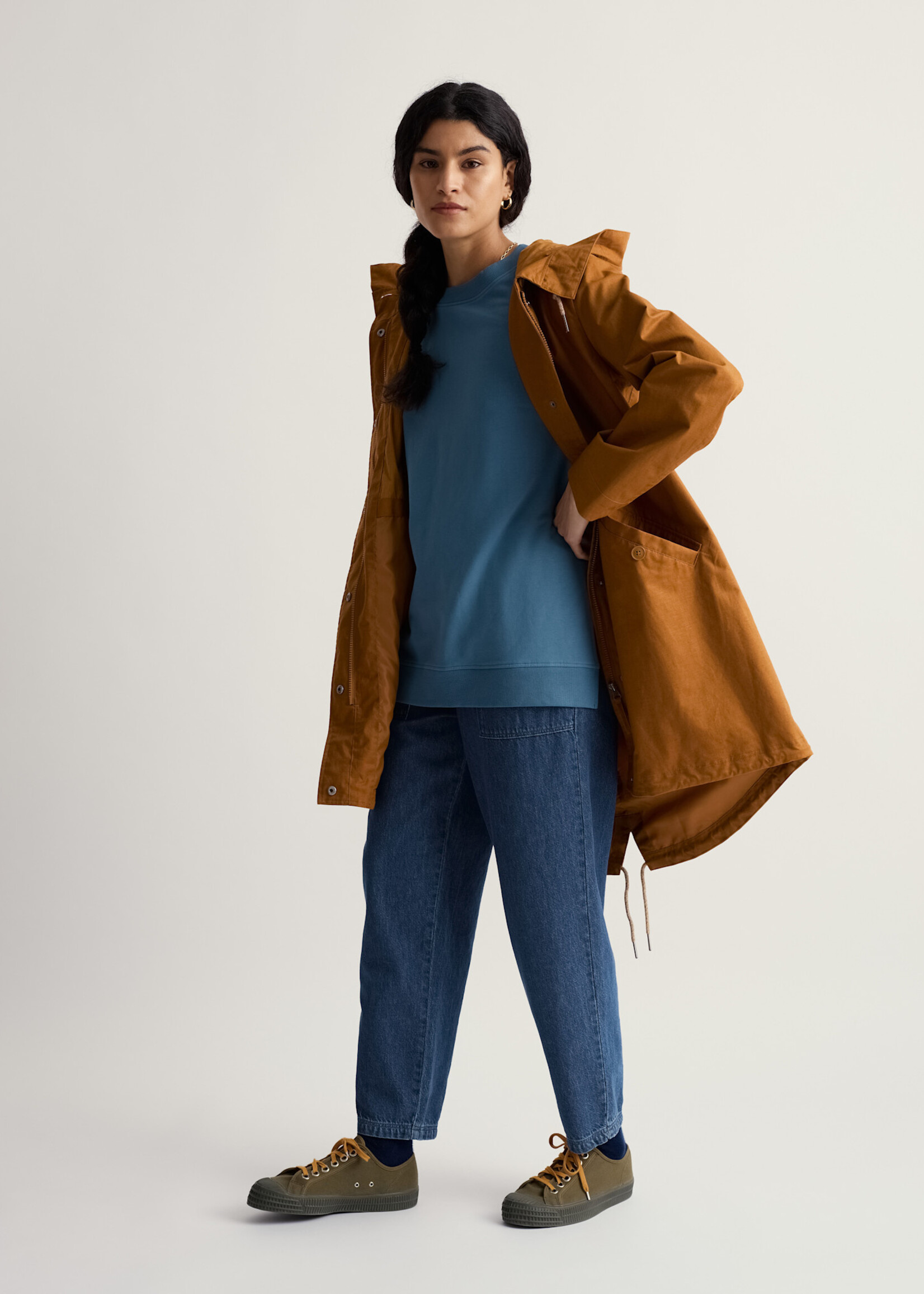 SEASALT CORNWALL SEASALT SEAFARING COAT NUTWOOD