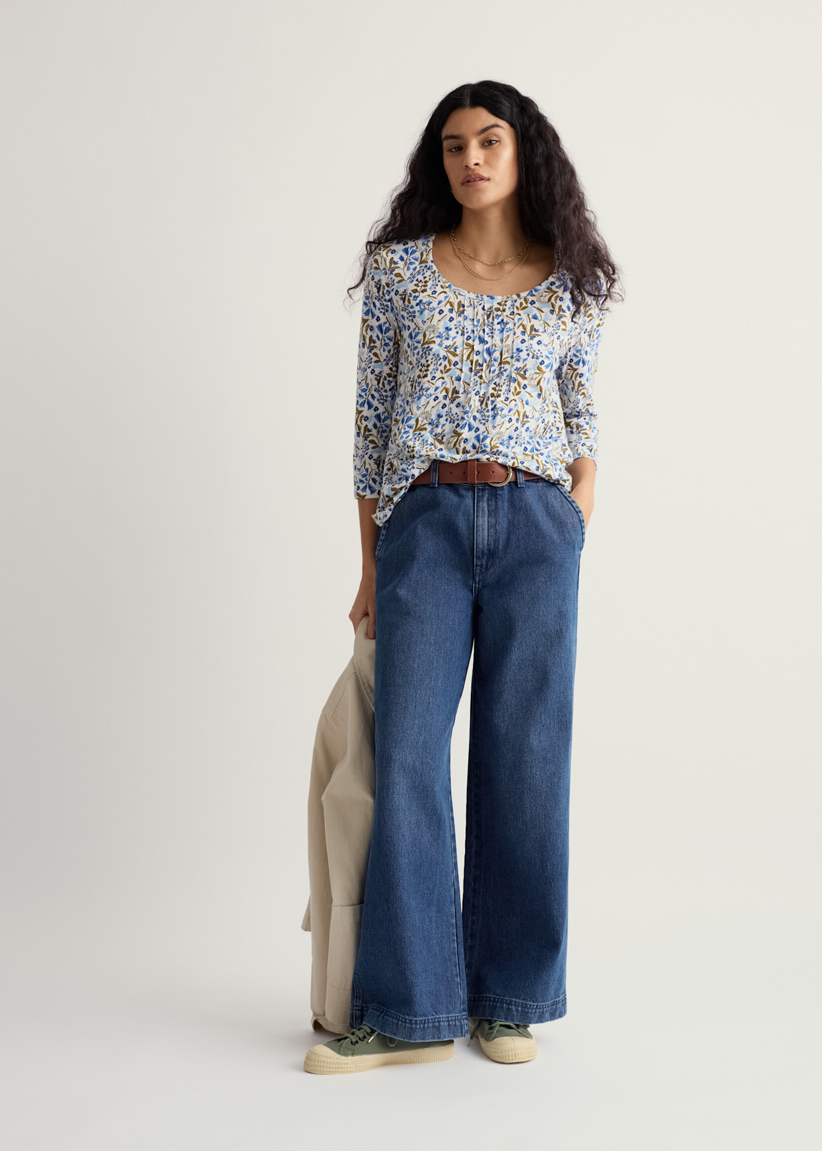 SEASALT CORNWALL SEASALT PENHOLLOW TOP WOODLAND FLORAL CHALK