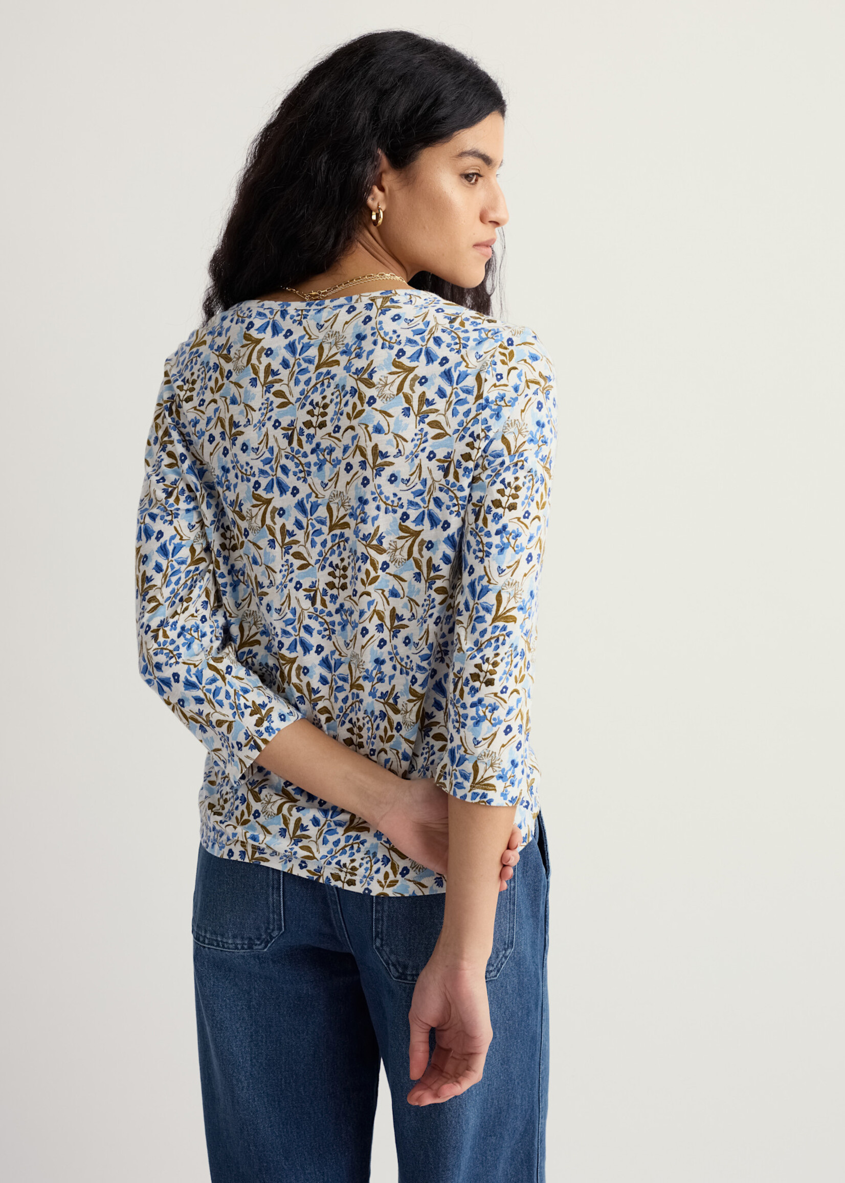 SEASALT CORNWALL SEASALT PENHOLLOW TOP WOODLAND FLORAL CHALK