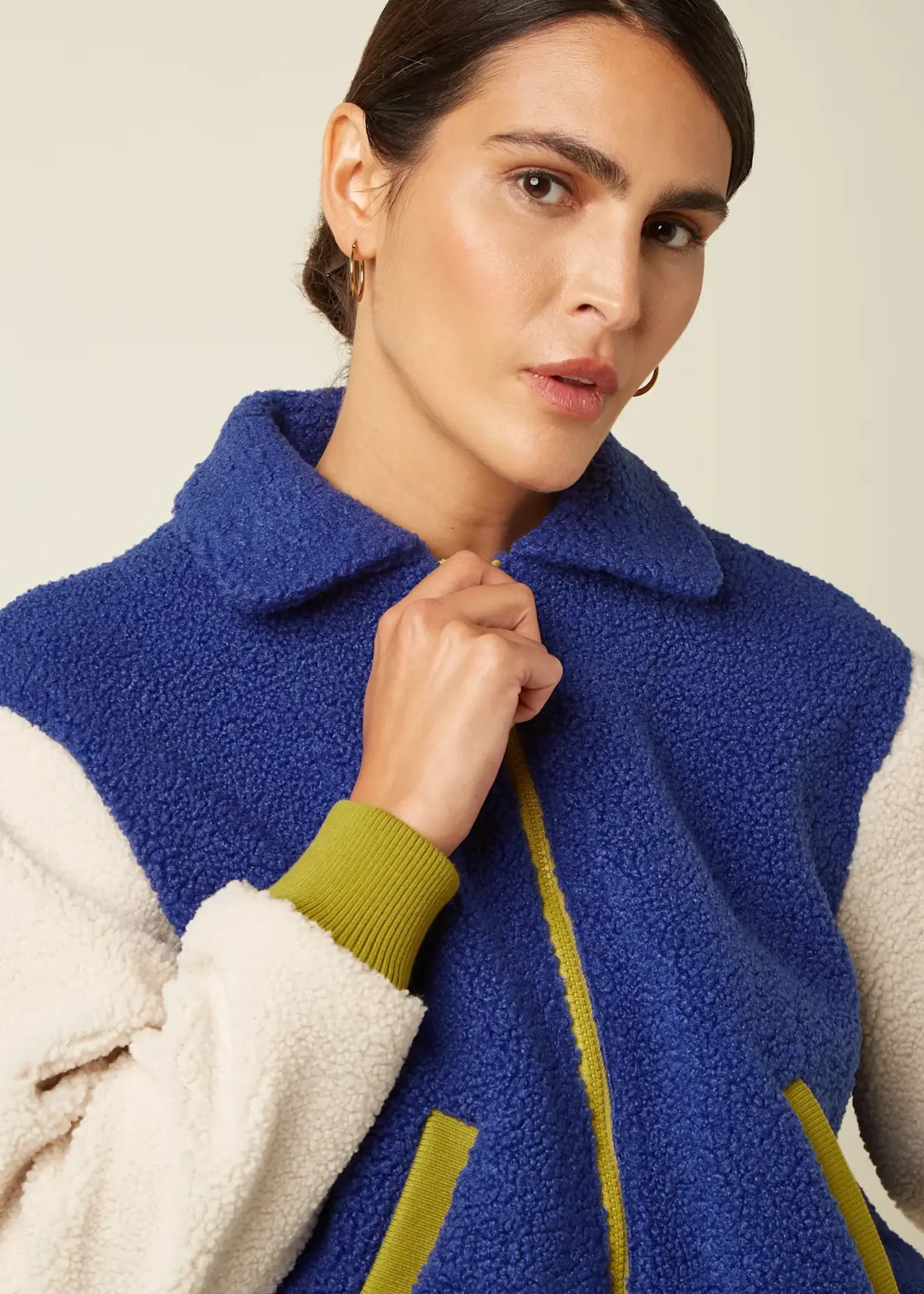 KING LOUIE KING LOUIE FAY JACKET TEDDY BLUING