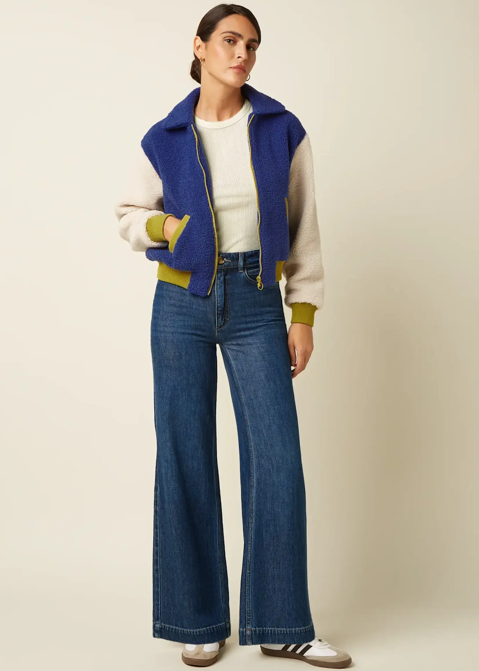 KING LOUIE KING LOUIE FAY JACKET TEDDY BLUING