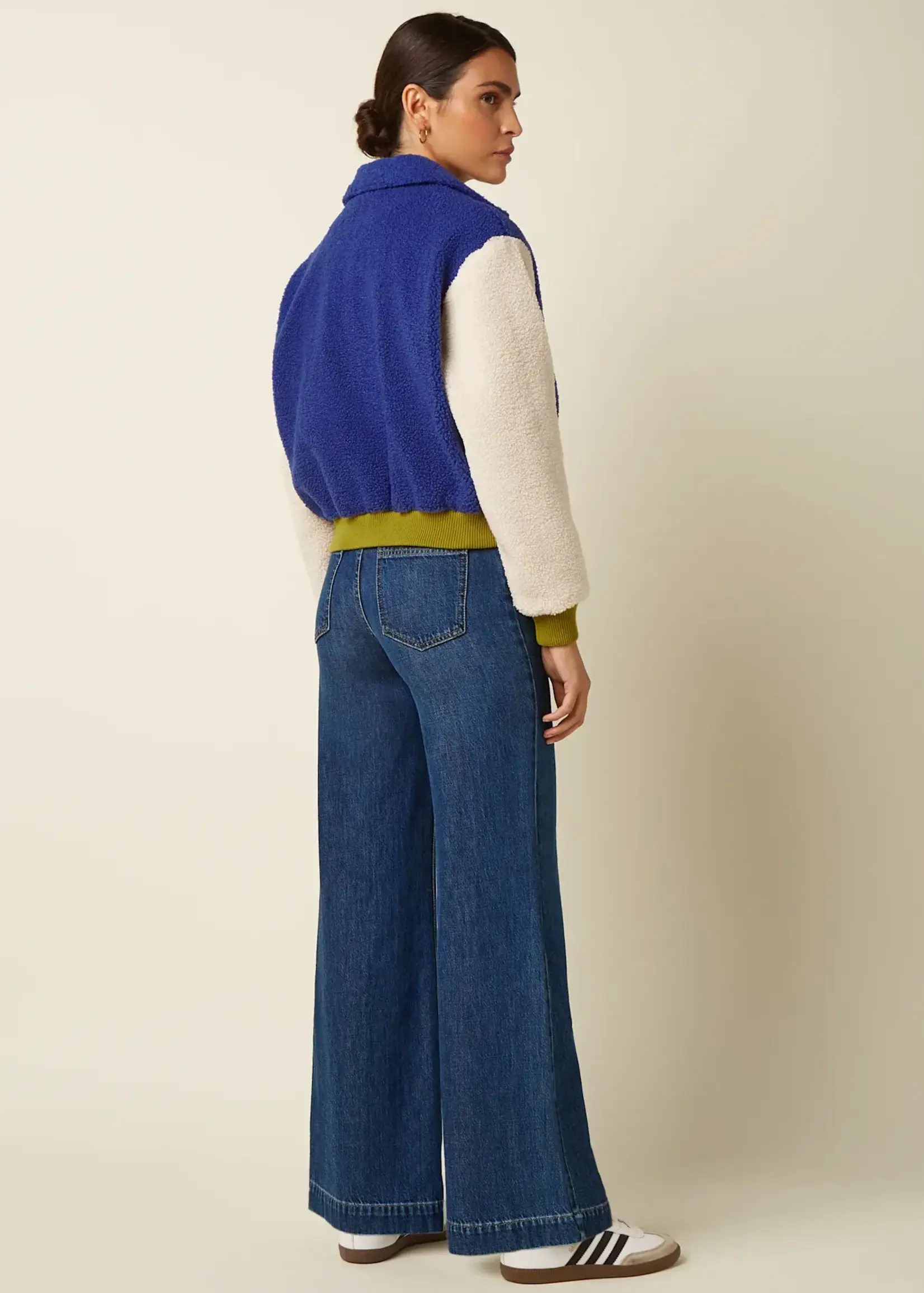 KING LOUIE KING LOUIE FAY JACKET TEDDY BLUING