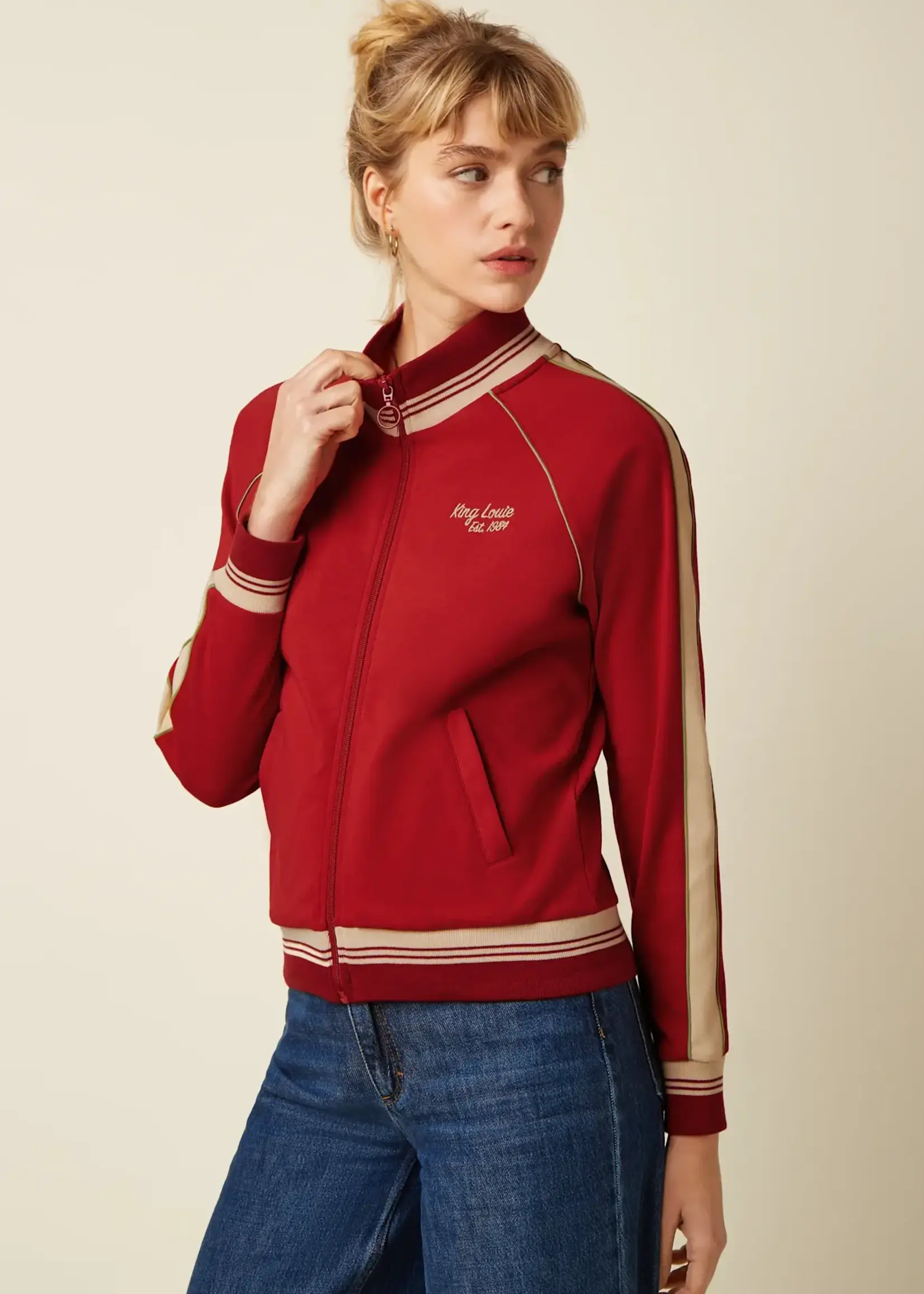 KING LOUIE KING LOUIE LILA COLJACK DAYTONA SWEAT CHILI RED