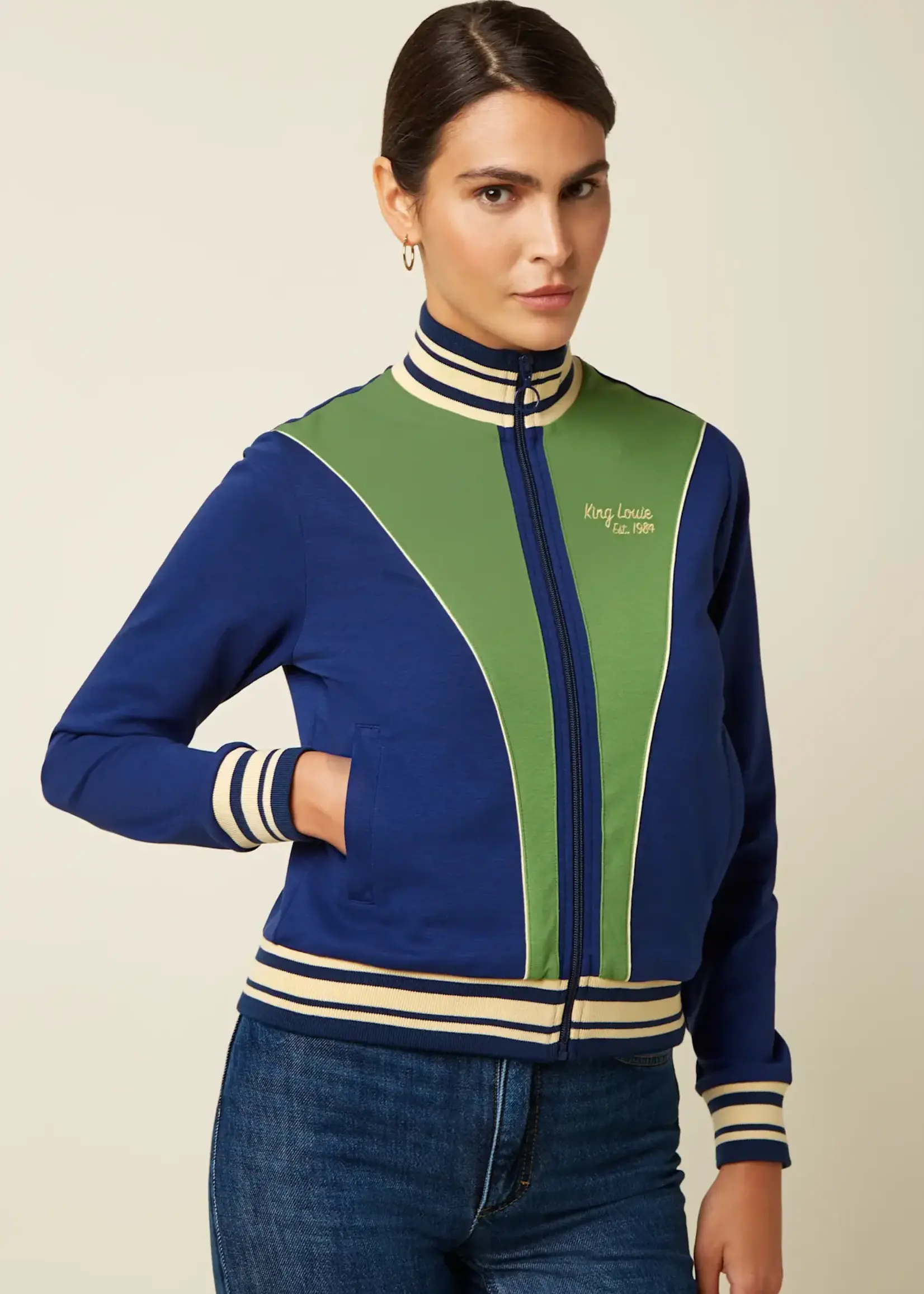 KING LOUIE KING LOUIE COLORBLOCK COLJACK DAYTONE SWEAT