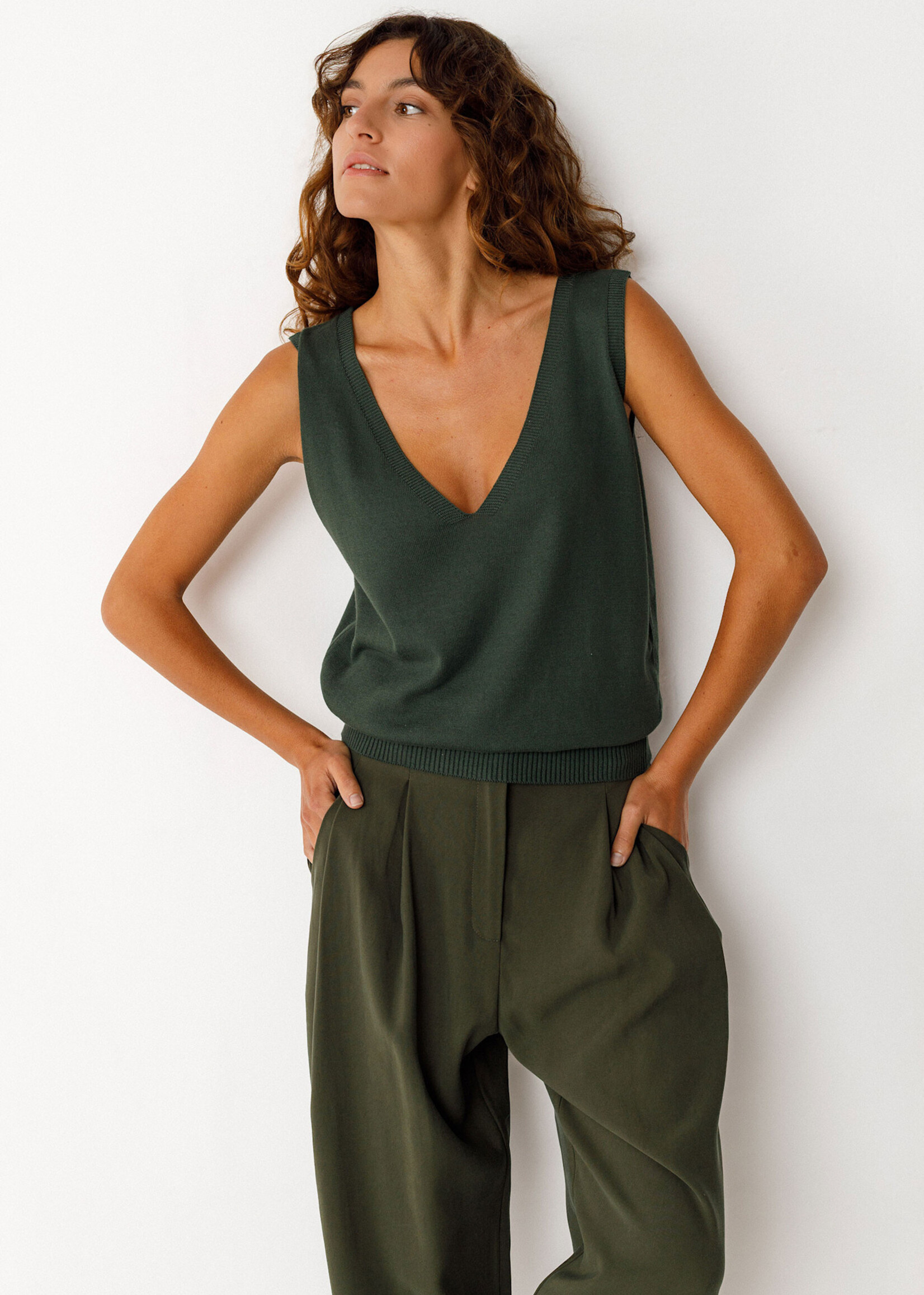 SKFK SKFK MAINDI GOTS T SHIRT BOTTLE GREEN