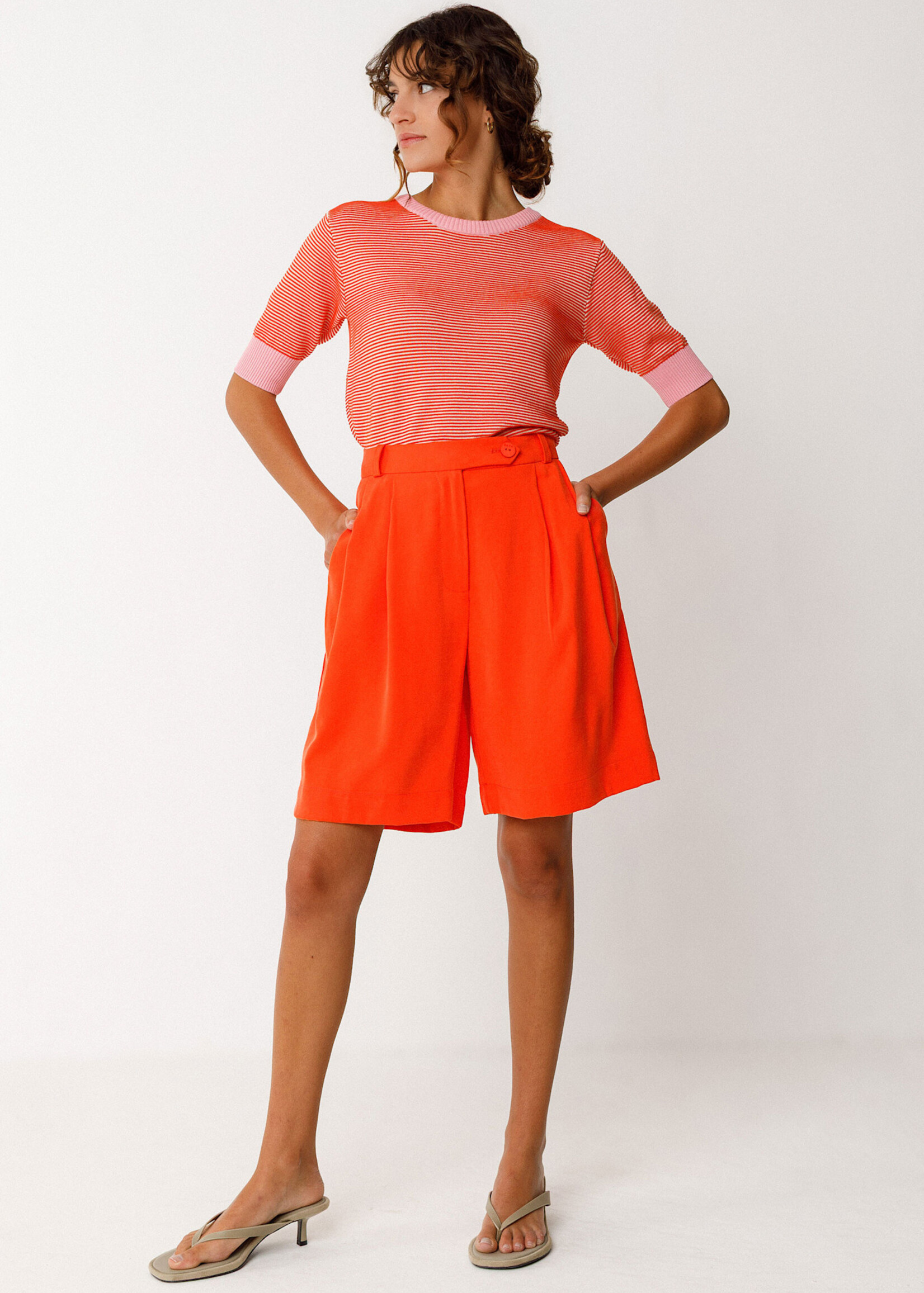 SKFK SKFK MUIKE GOTS SWEATER ORANGE