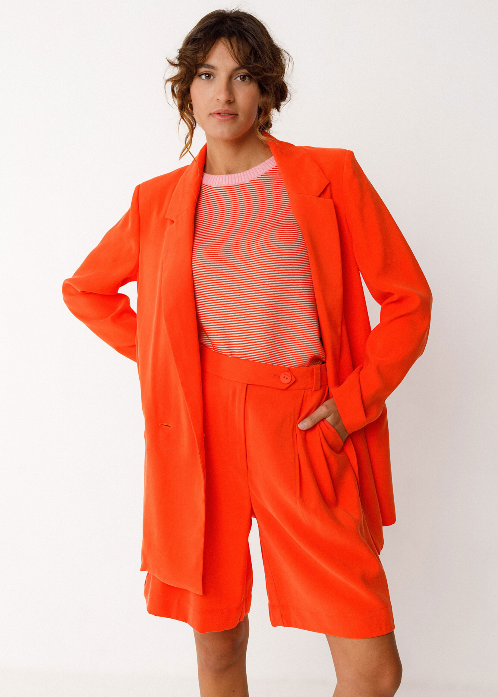 SKFK SKFK MUIKE GOTS SWEATER ORANGE