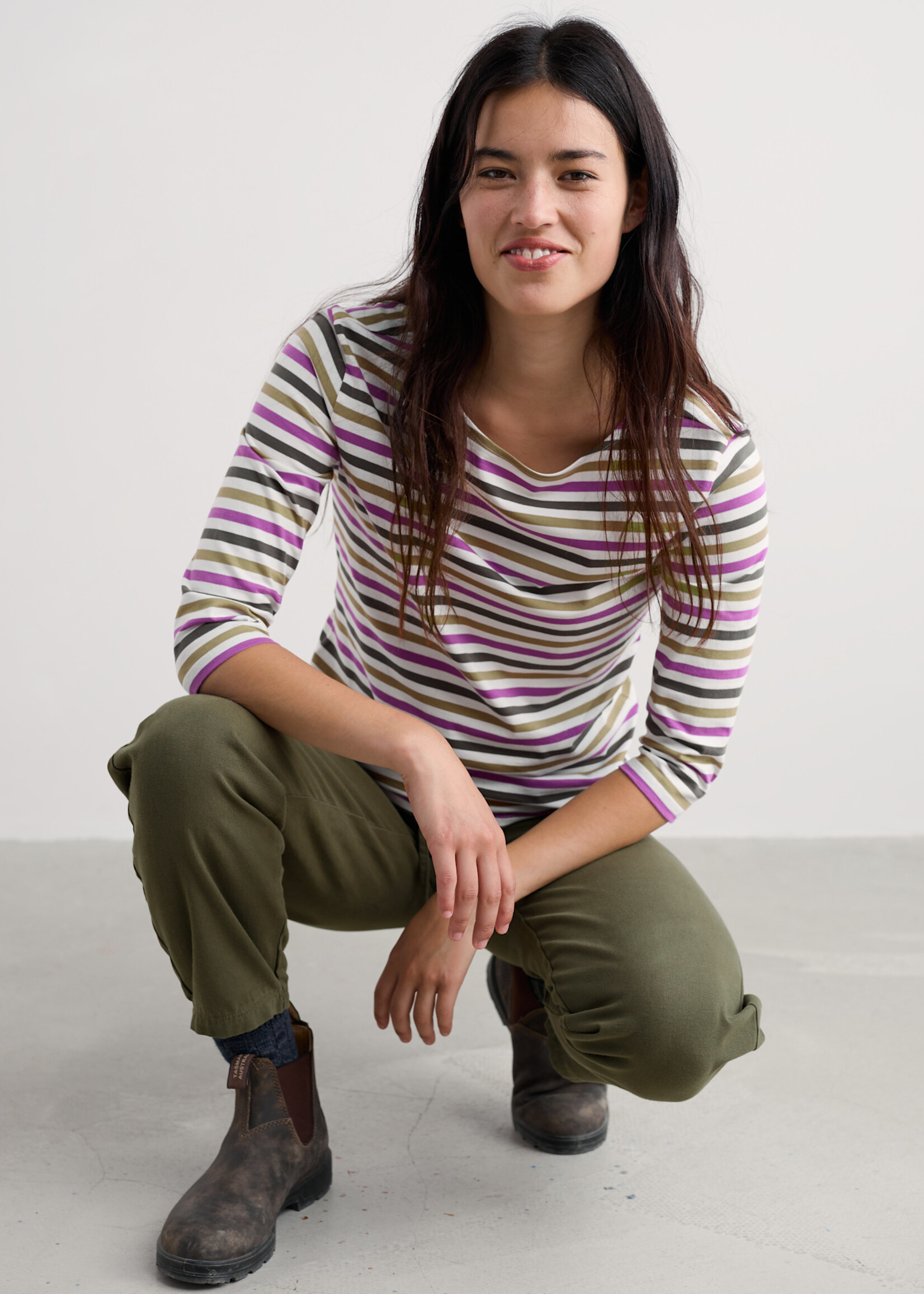 SEASALT CORNWALL SEASALT SAILOR TOP TRI MINI CORNISH FENNEL