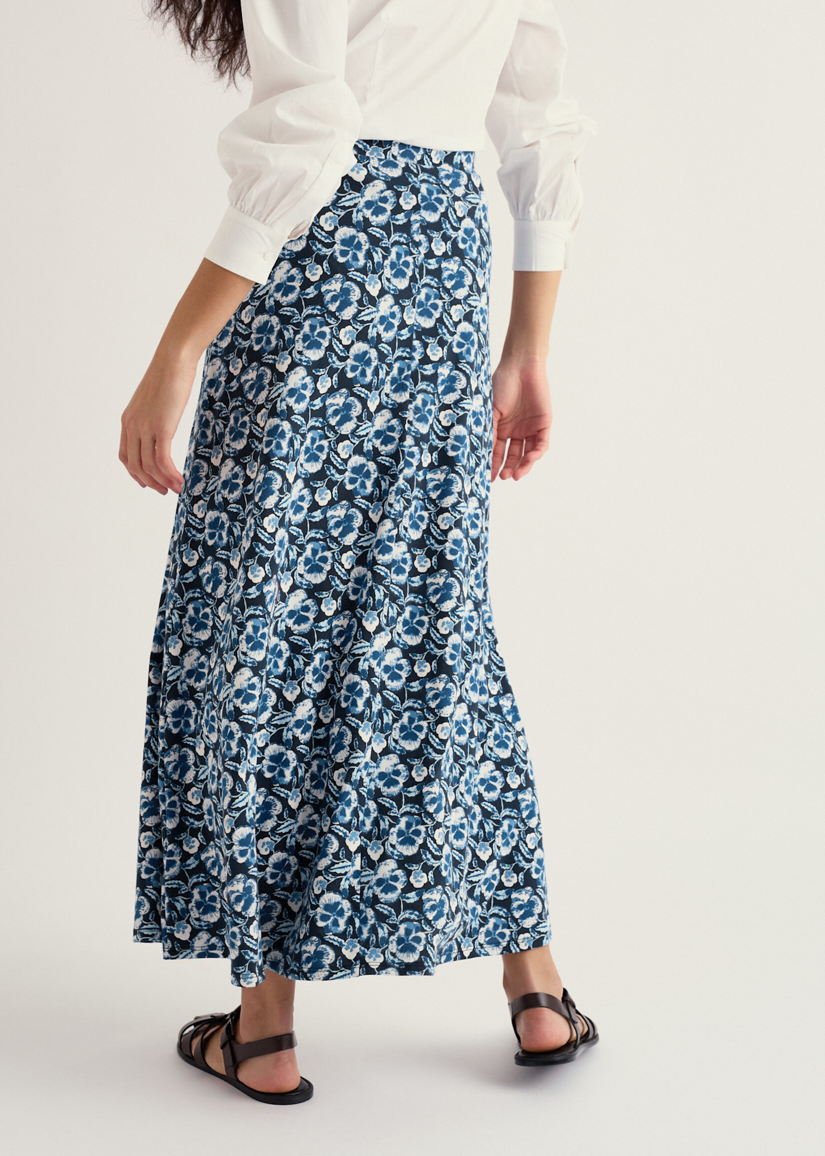 SEASALT CORNWALL SEASALT ROSE SKIRT SPRING PANSY MARITIME
