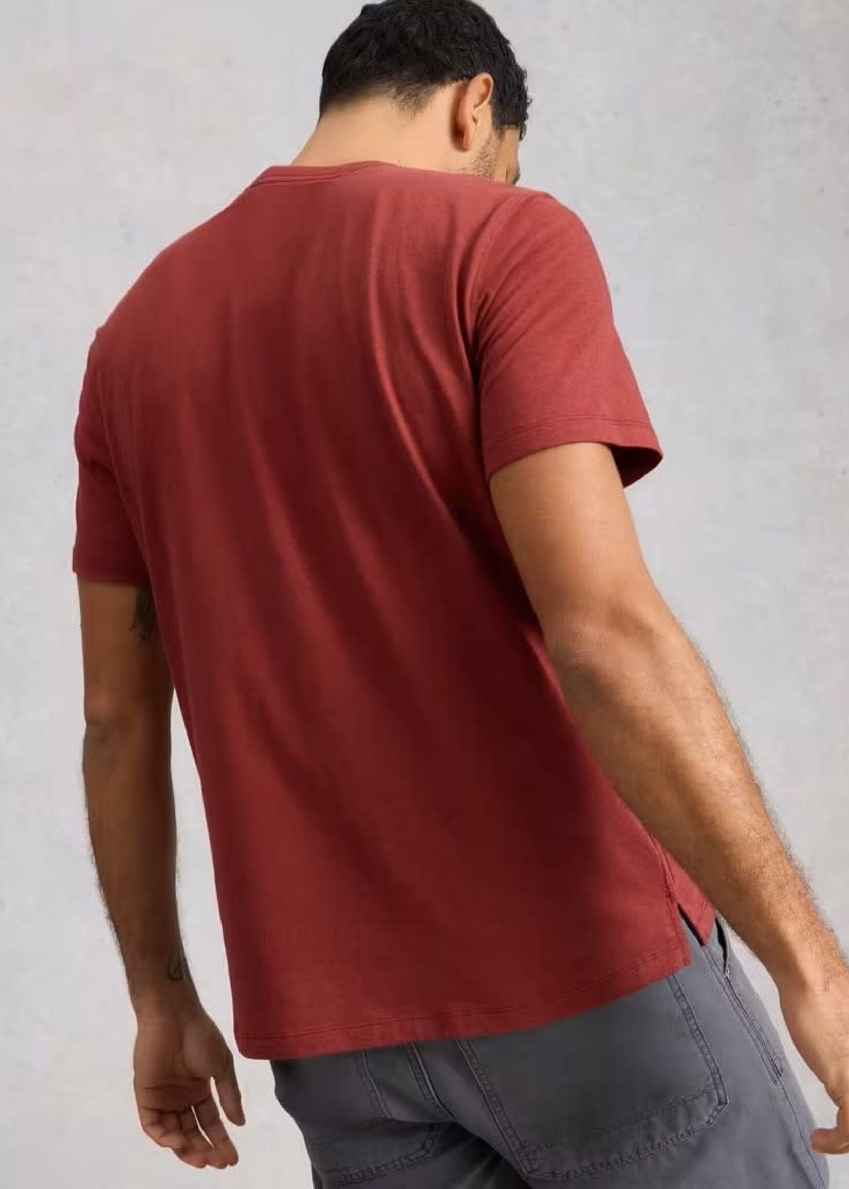 WHITE STUFF WHITE STUFF ABERSOCH HIKE GRAPHIC TEE RED PRINT