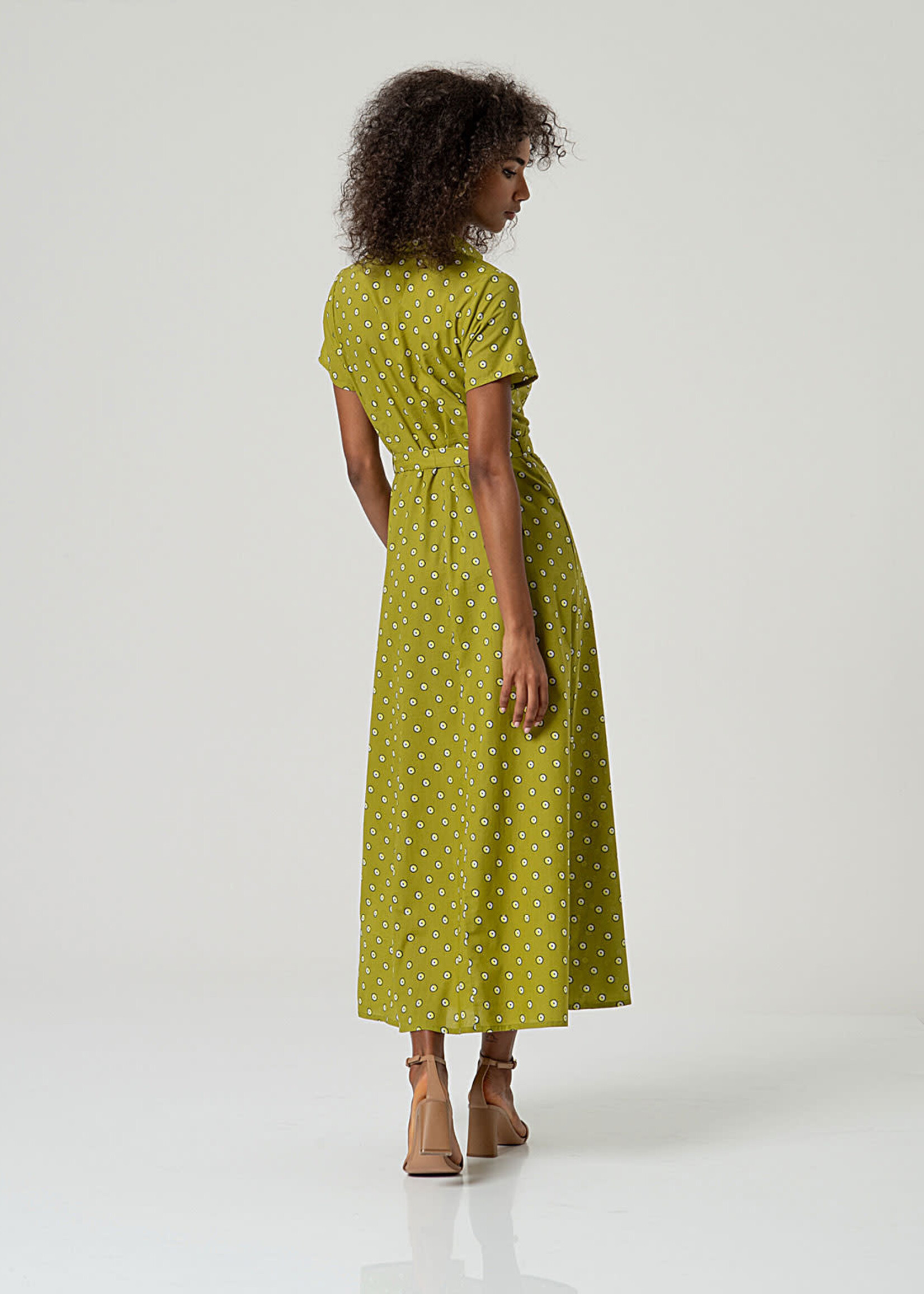 SURKANA SURKANA  SS SHIRT DRESS GREEN