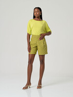 SURKANA SURKANA PLEATED SHORTS GREEN