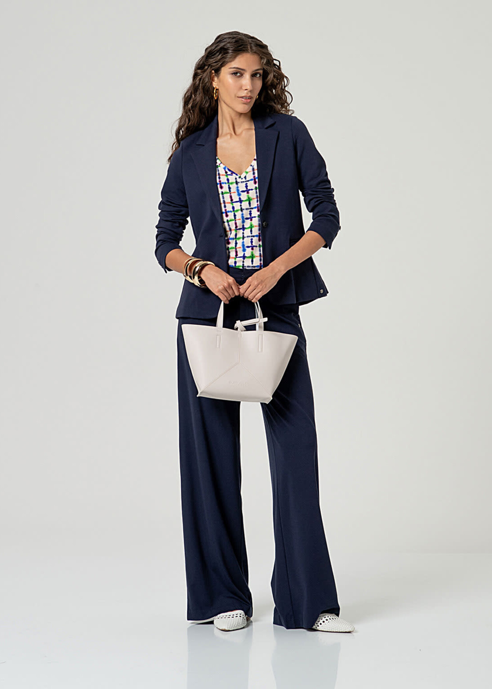 SURKANA SURKANA SLEEVELESS T SHIRT BLUE