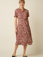 KING LOUIE KING LOUIE OLIVE DRESS PARADIS CHILI RED