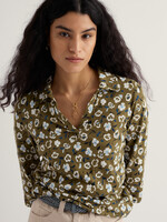 SEASALT CORNWALL SEASALT WAVECREST SHIRT ARTY PANSY SEAGRASS