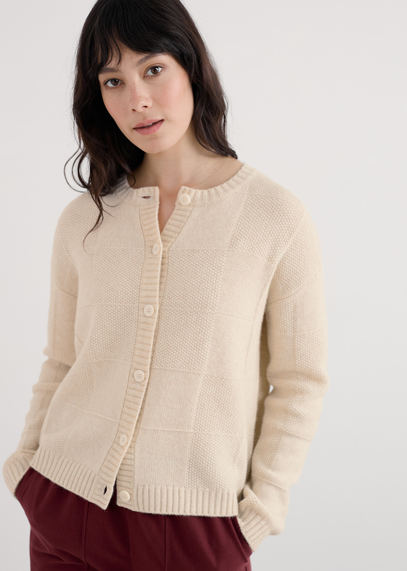 SEASALT CORNWALL SEASALT COWETH CARDIGAN LIMESTONE