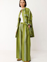 SKFK SKFK LUR TROUSER GREEN MULTI STRIPES