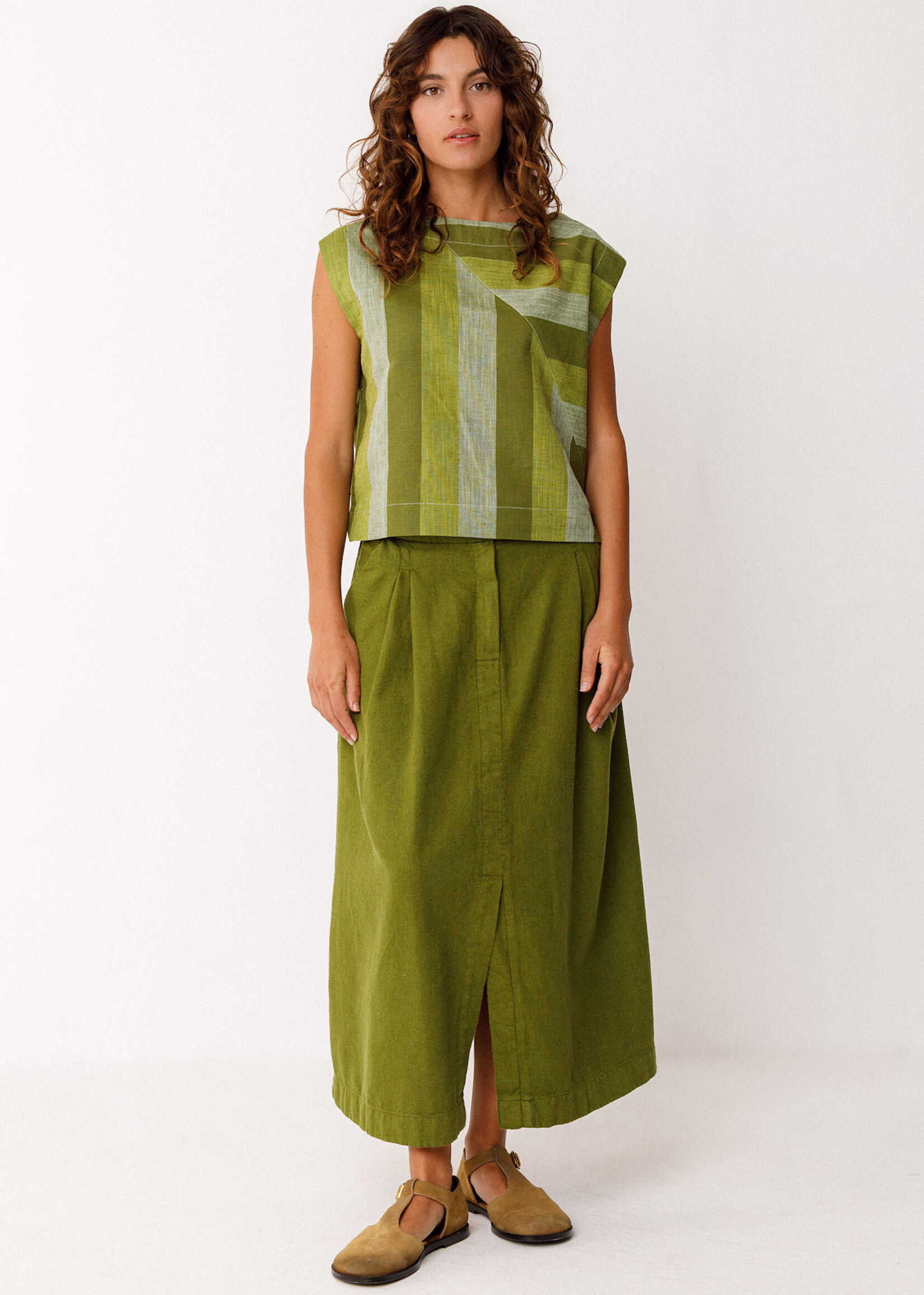 SKFK SKFK LESIA TOP GREEN MULTI
