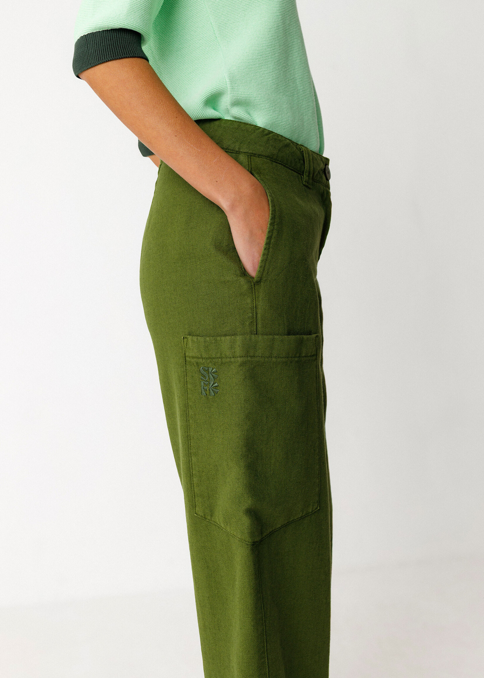 SKFK SKFK METXE TROUSER DARK GREEN