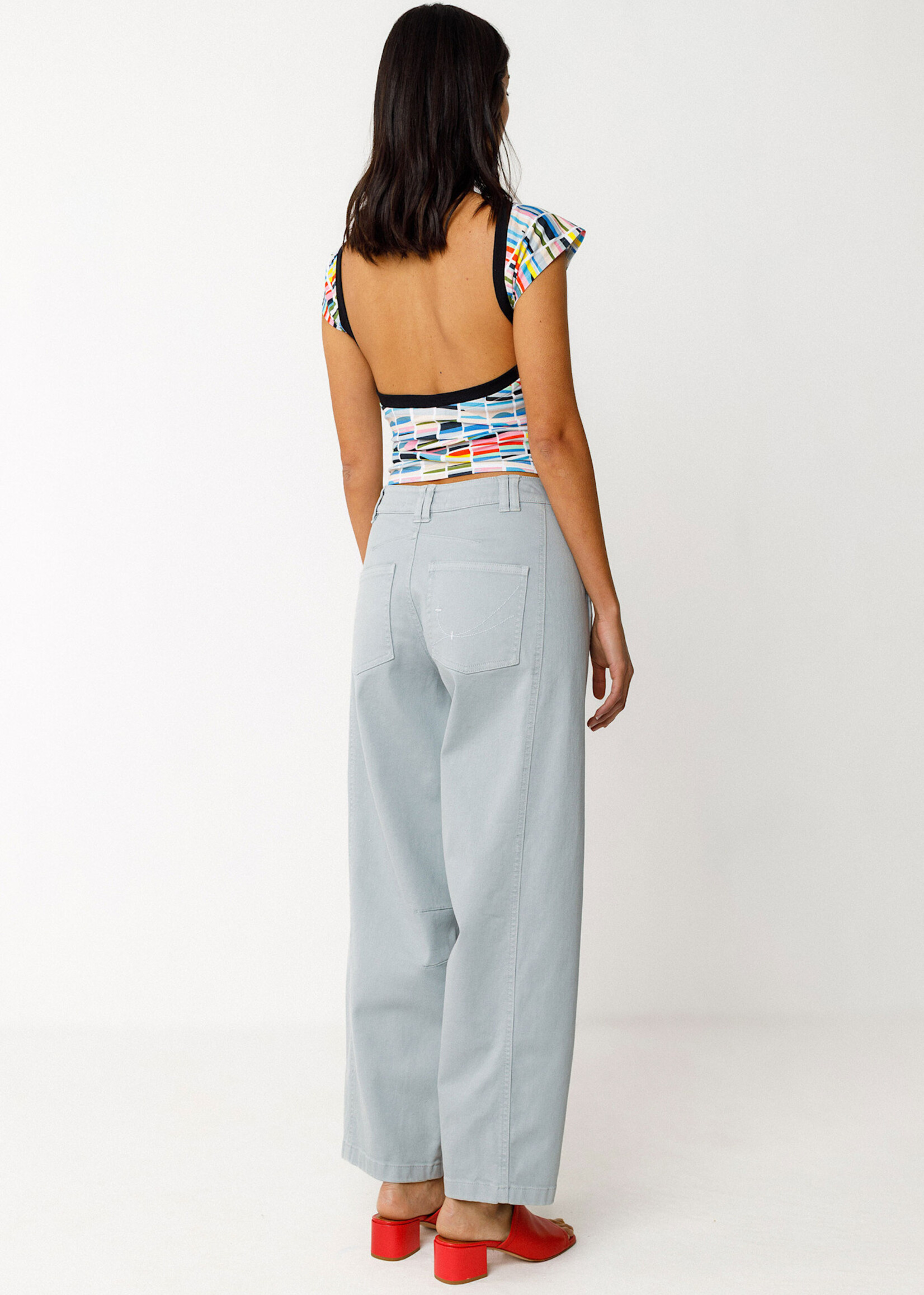 SKFK SKFK PATIRKE TROUSER GOTS GREY