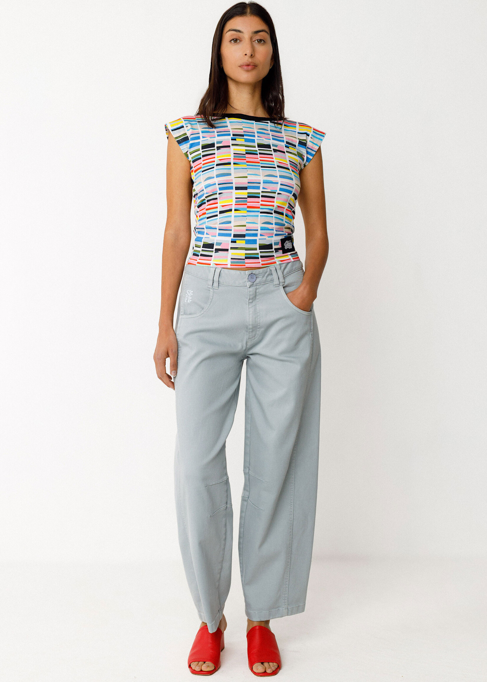 SKFK SKFK PATIRKE TROUSER GOTS GREY