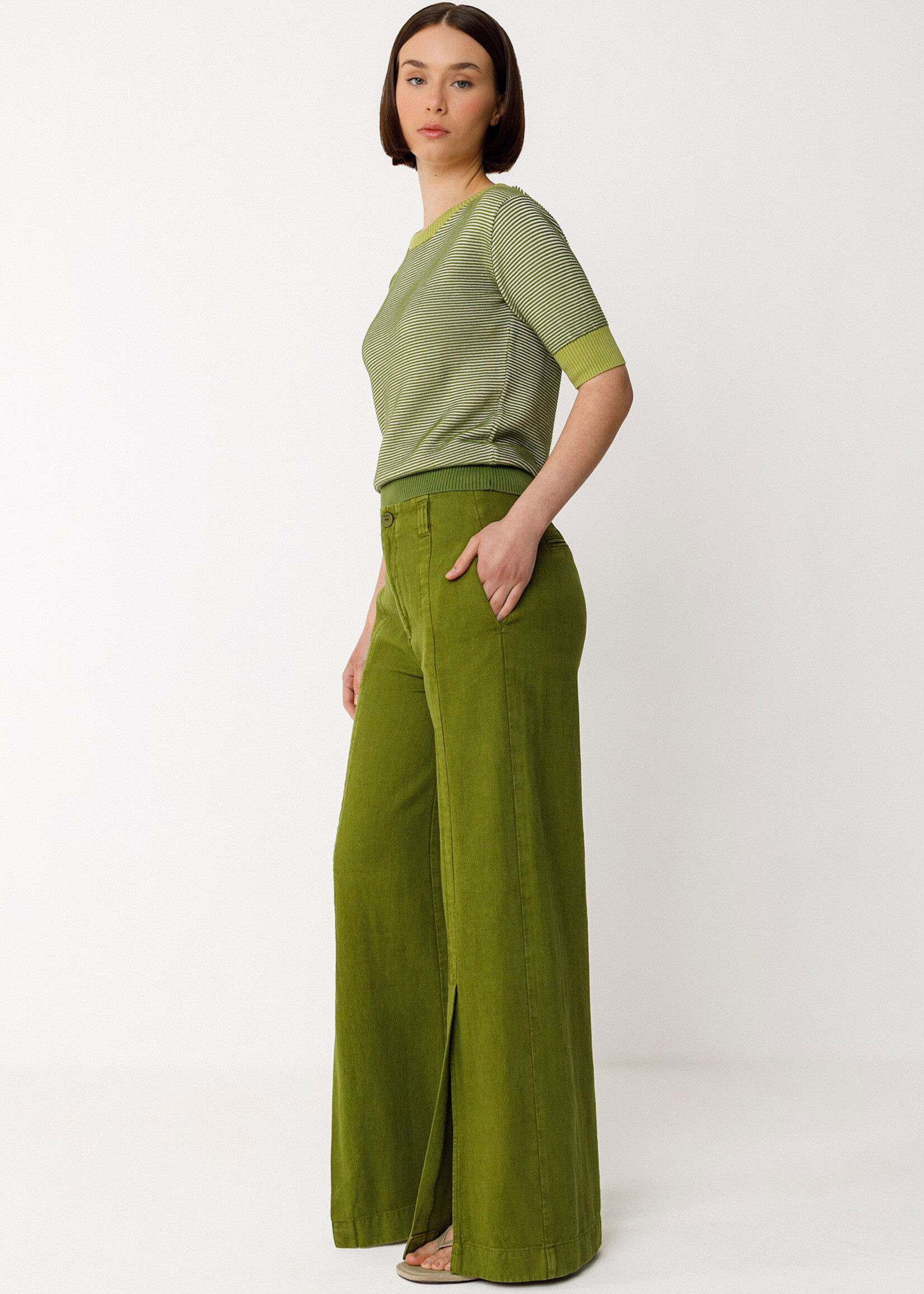 SKFK SKFK MUIKE GOTS SWEATER DARK GREEN