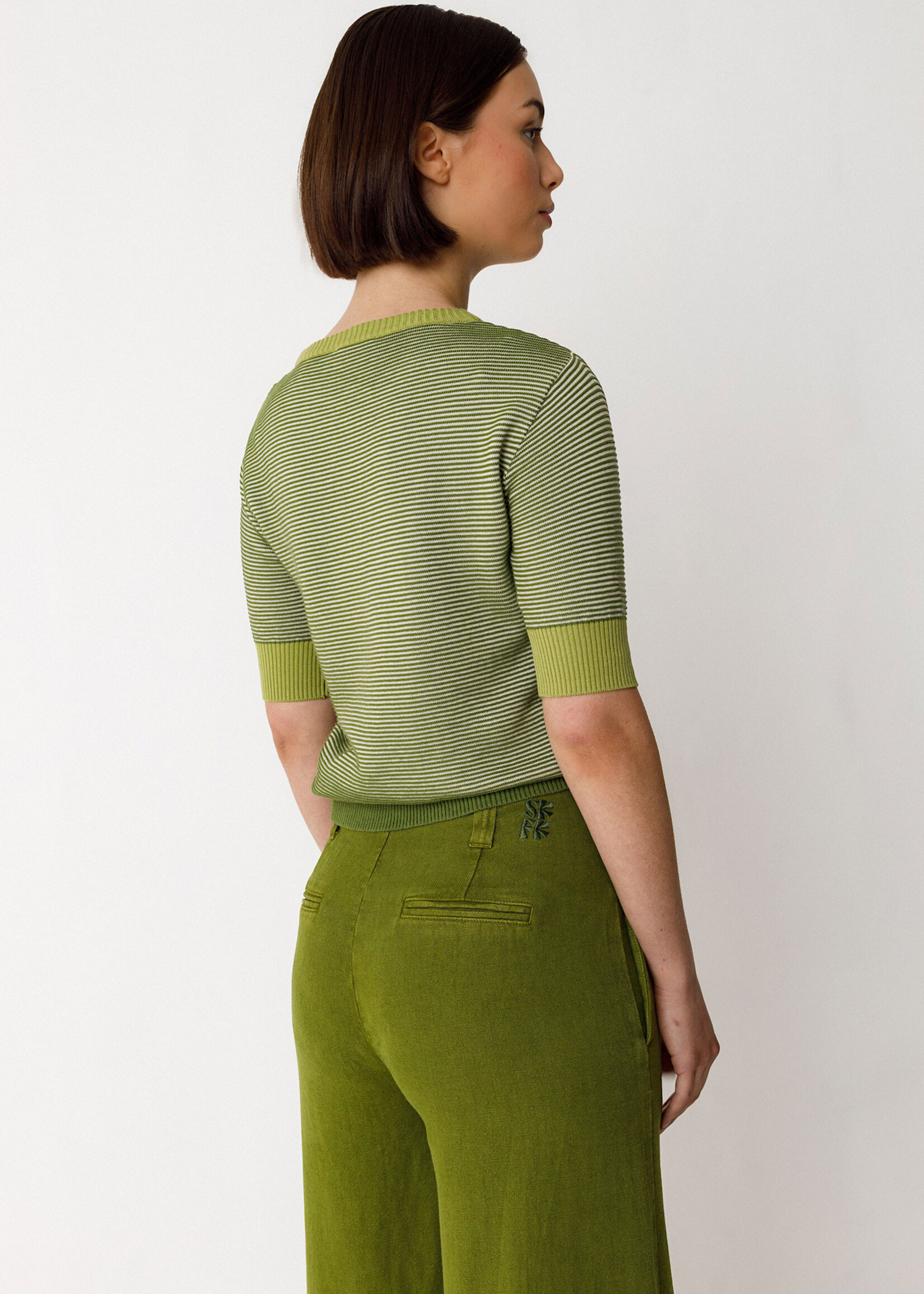 SKFK SKFK MUIKE GOTS SWEATER DARK GREEN