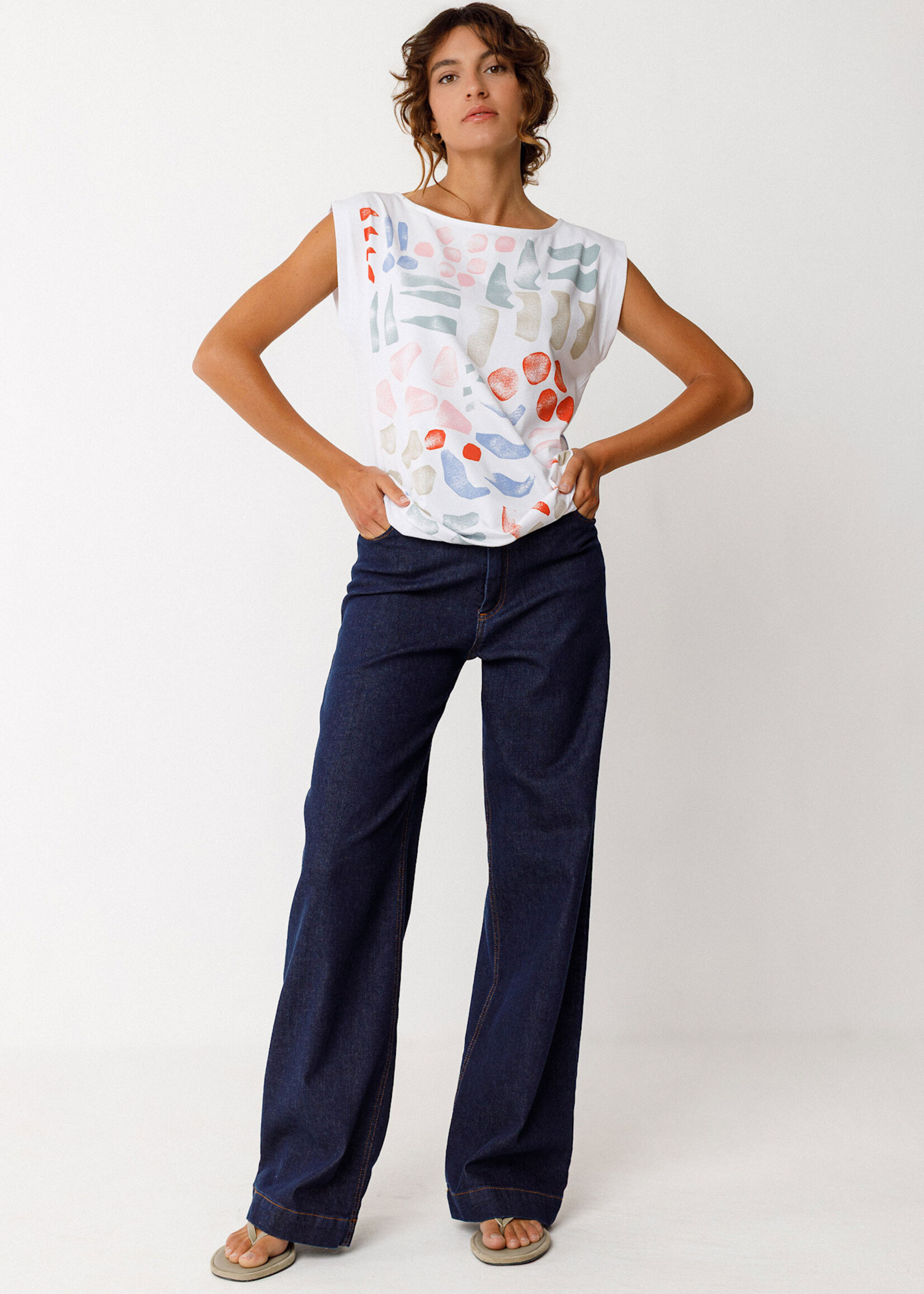 SKFK SKFK MARIXOL GOTS T SHIRT MULTICOLOUR