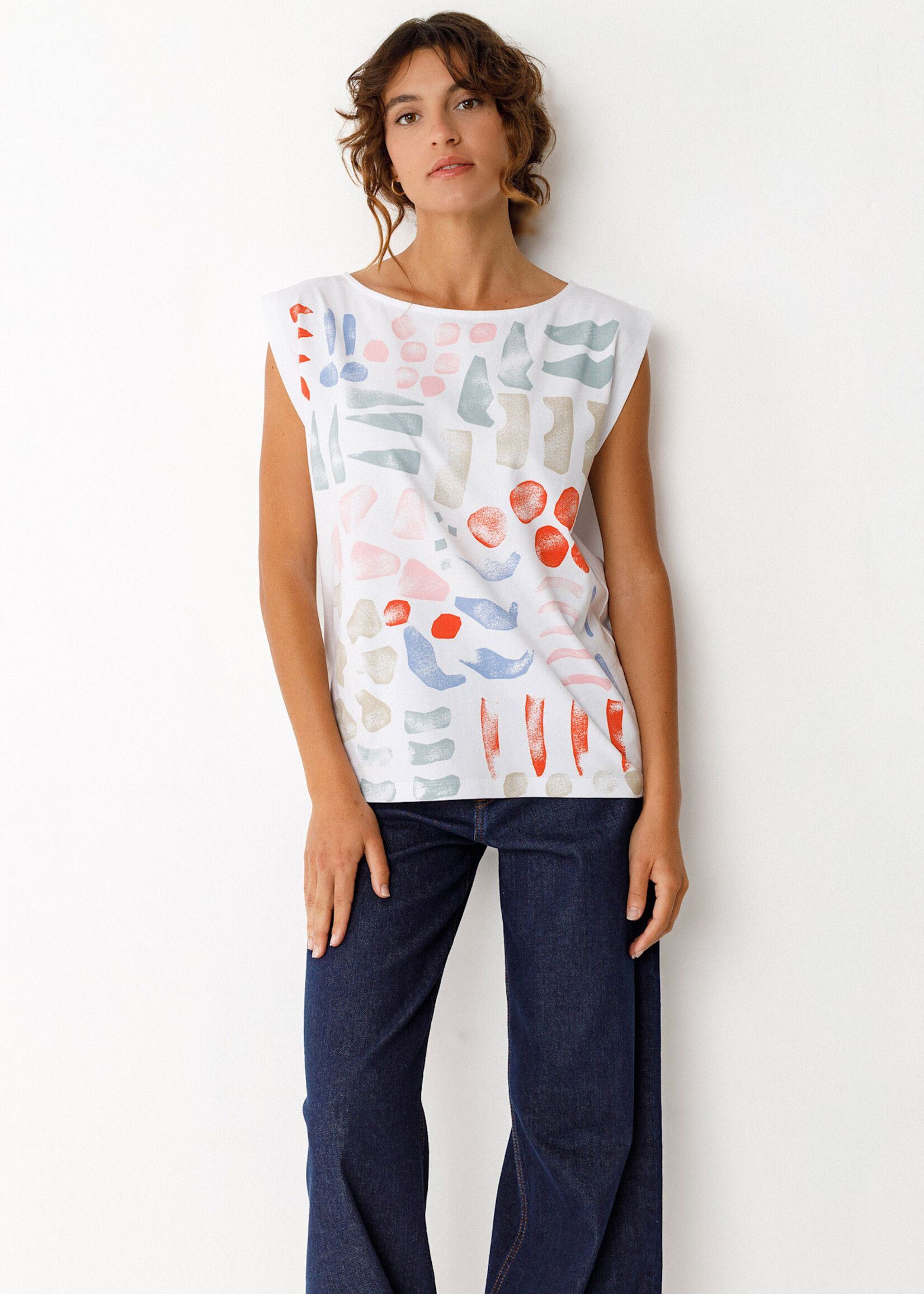 SKFK SKFK MARIXOL GOTS T SHIRT MULTICOLOUR