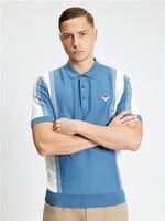 BEN SHERMAN BEN SHERMAN COLOUR BLOCK SPORT POLO RIVIERA BLUE
