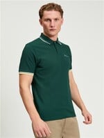 BEN SHERMAN BEN SHERMAN SIGNATURE PIQUE POLO FOREST