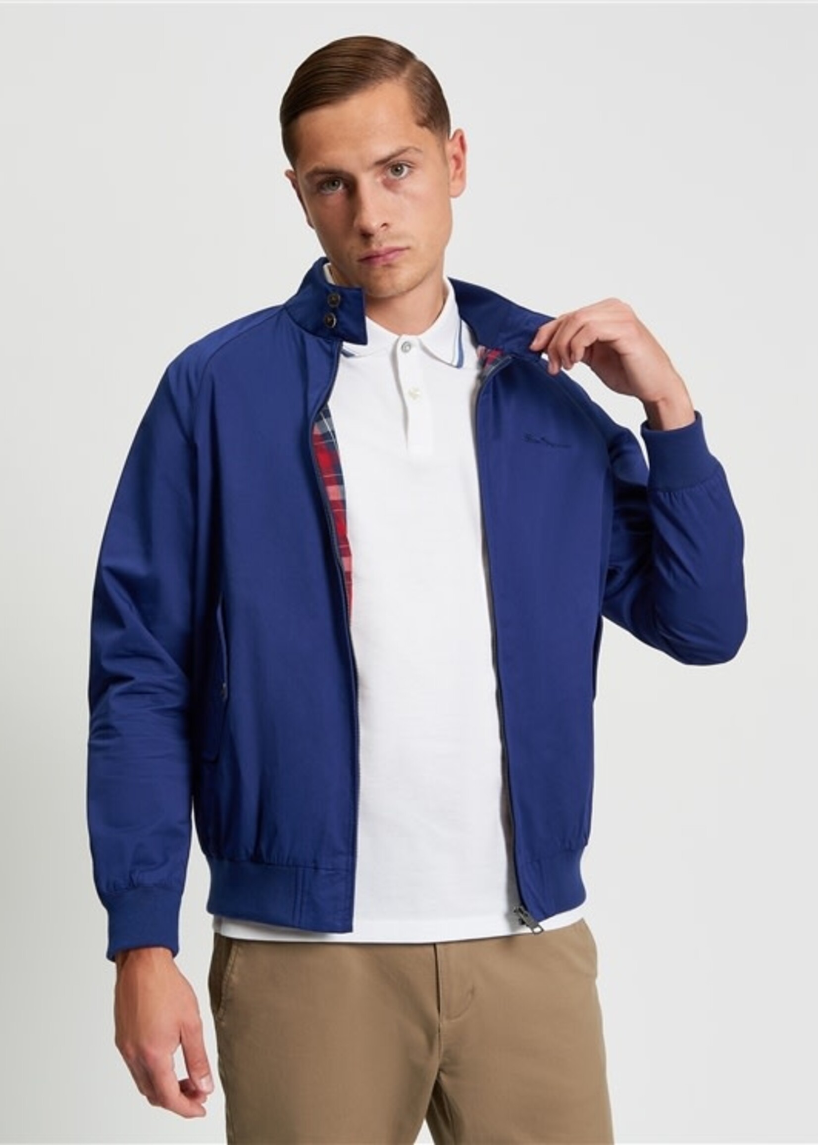 BEN SHERMAN BEN SHERMAN HARRINGTON JACKET PERSIAN BLUE