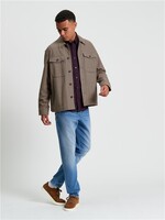 BEN SHERMAN BEN SHERMAN CHECK JACKET LIGHT BROWN