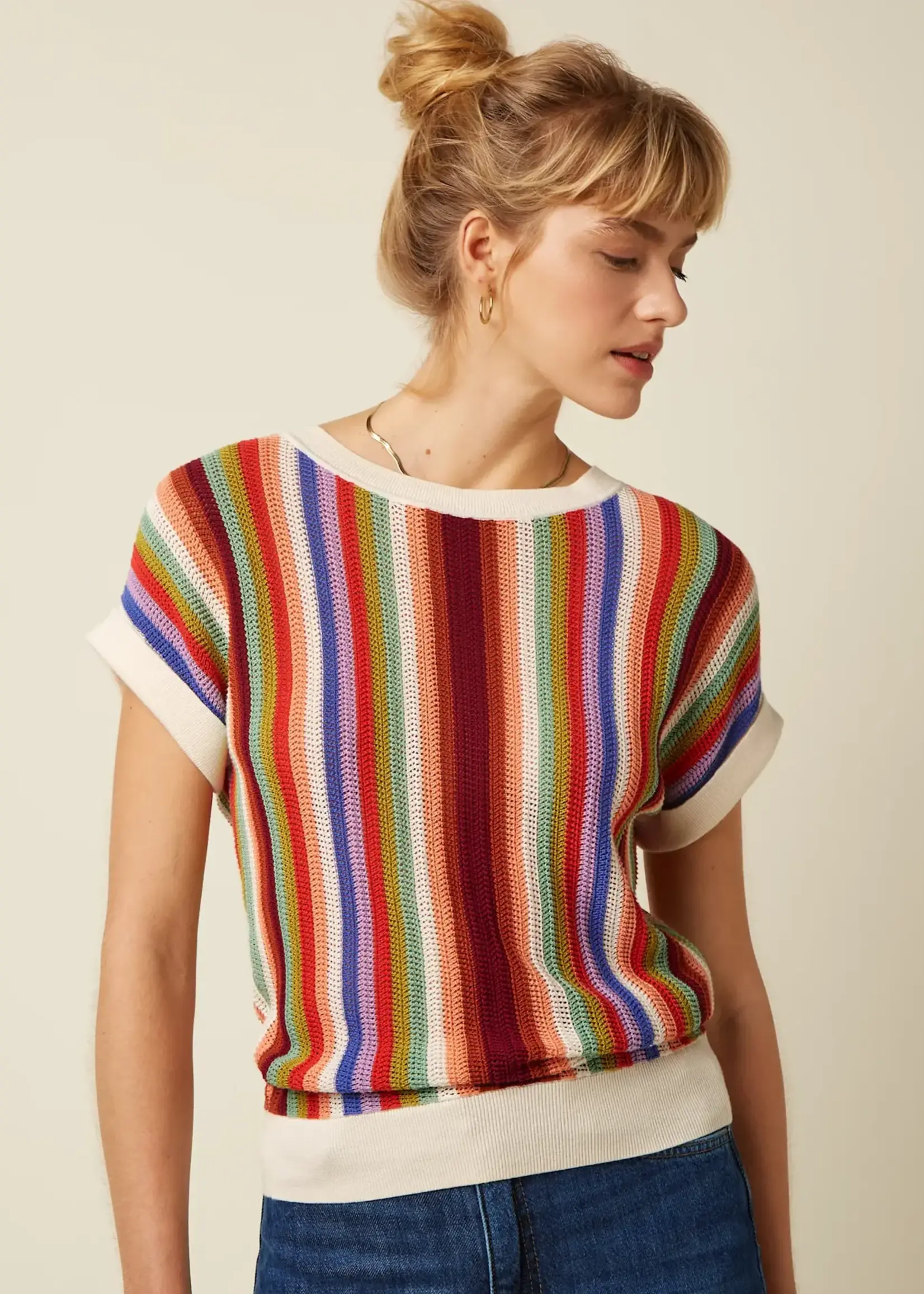 KING LOUIE KING LOUIE BOATNECK TOP MOLO MULTI